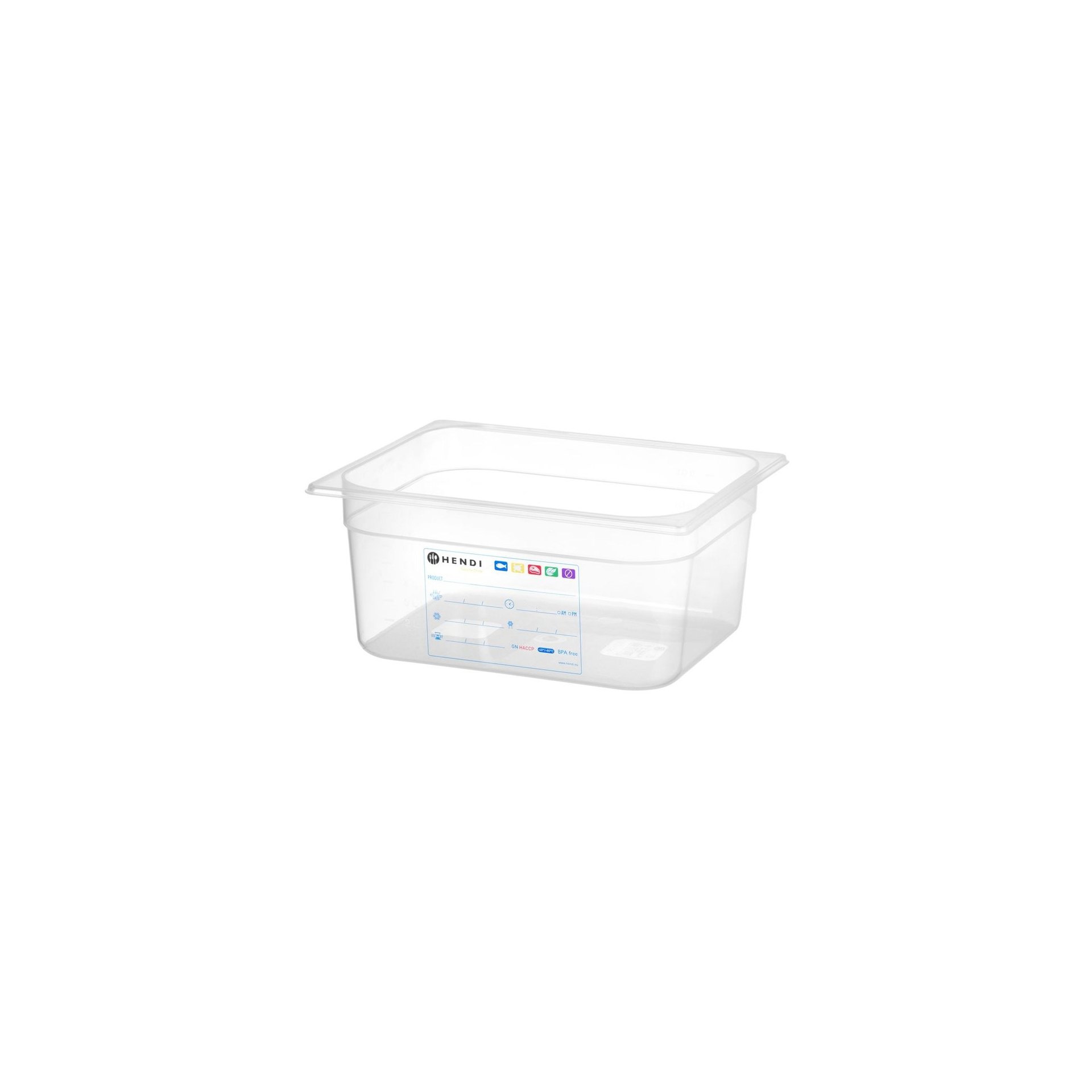 Gastronorm-Behälter 1/2, GN 1/2, 9,5L, Transparent, 325x265x(H)150mm Gastronorm-Behälter 1/2, GN 1/2, 9,5L, Transparent, 325x265x(H)150mm