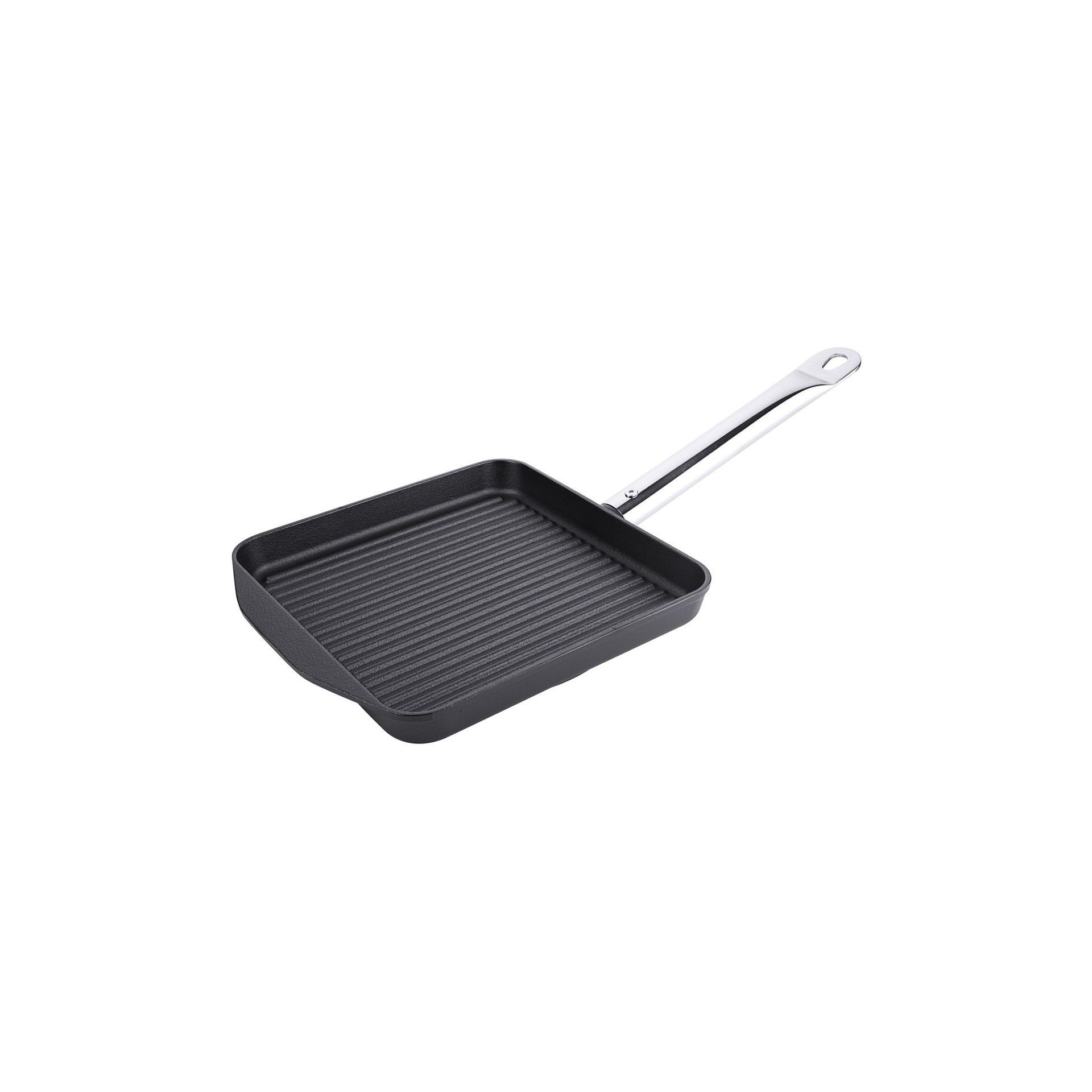 Grillpfanne, quadratisch 26 cm x 24 cm Grillpfanne, quadratisch 26 cm x 24 cm