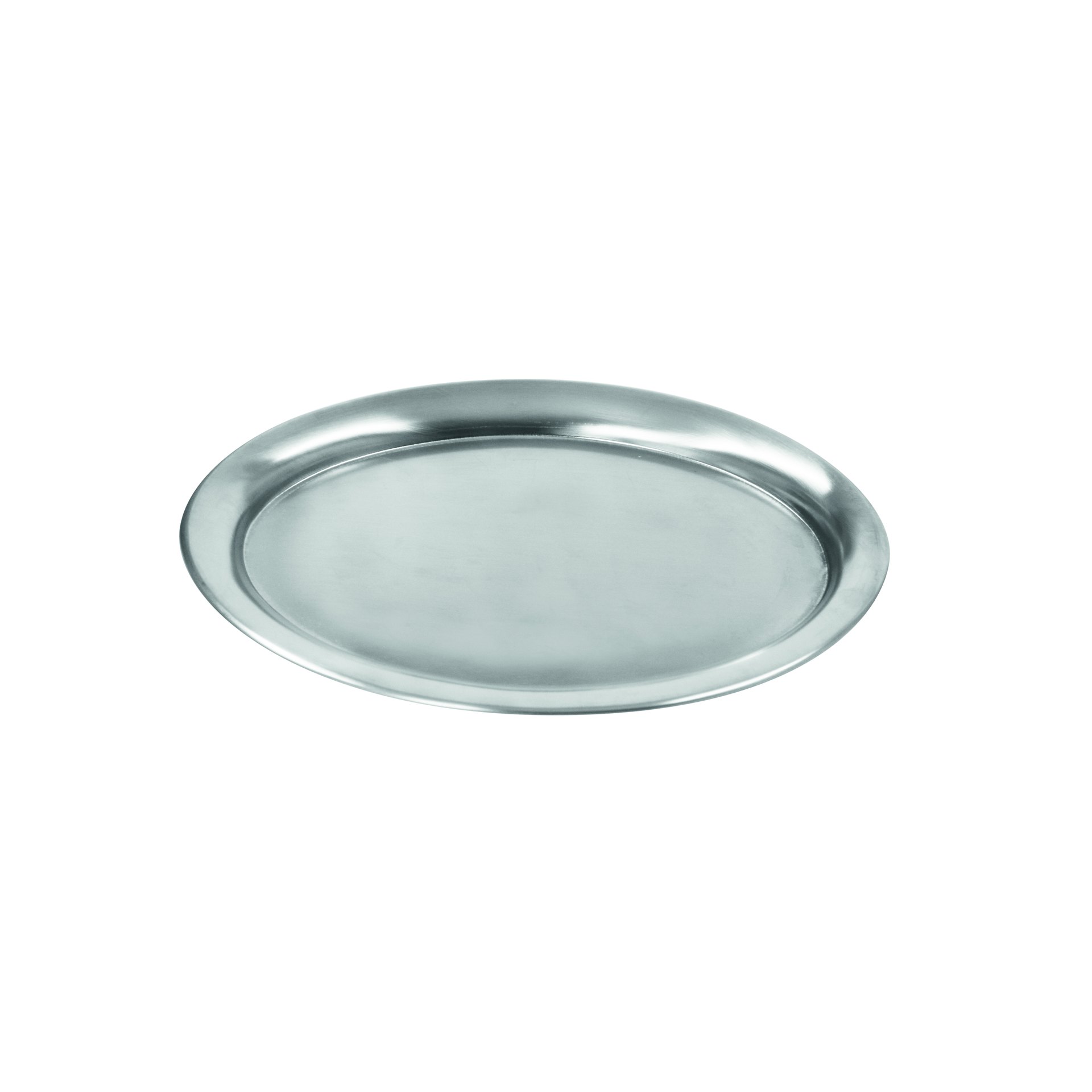 Serviertablett oval, mit gebördeltem Rand, 220 x 285 mm