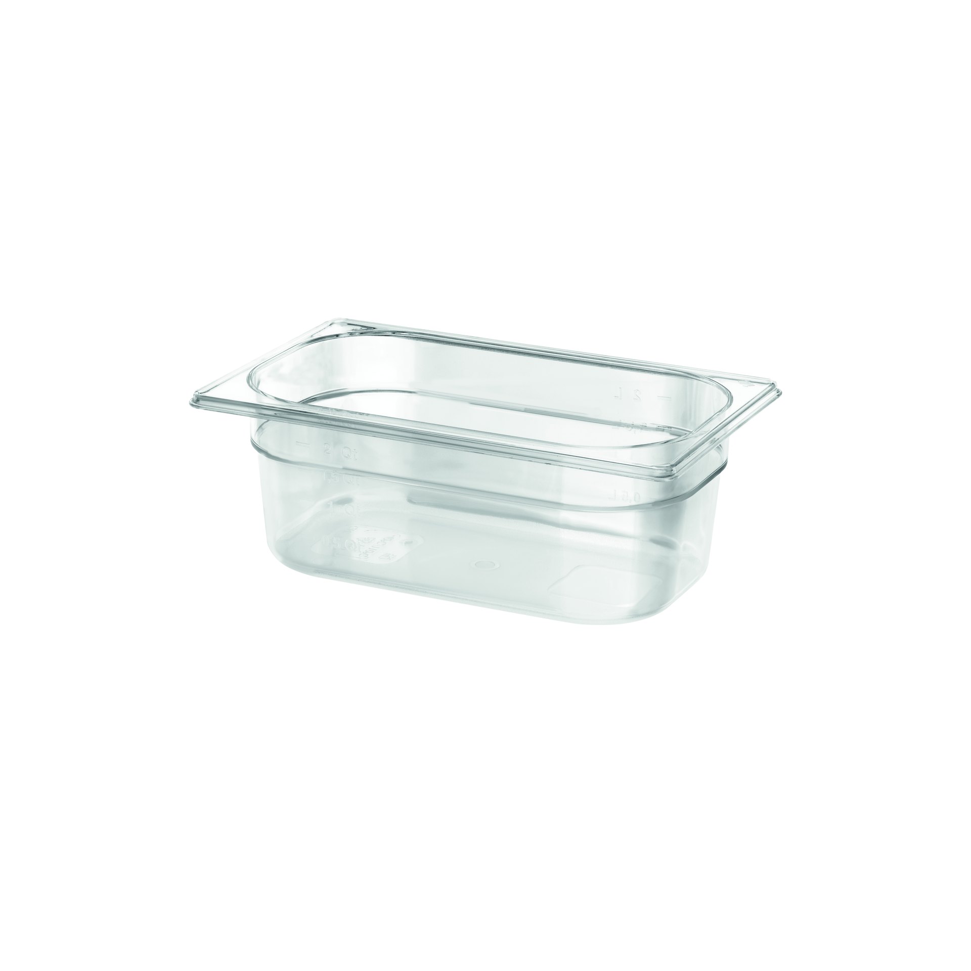 GN 1/4 Behälter, 100 mm, transparent