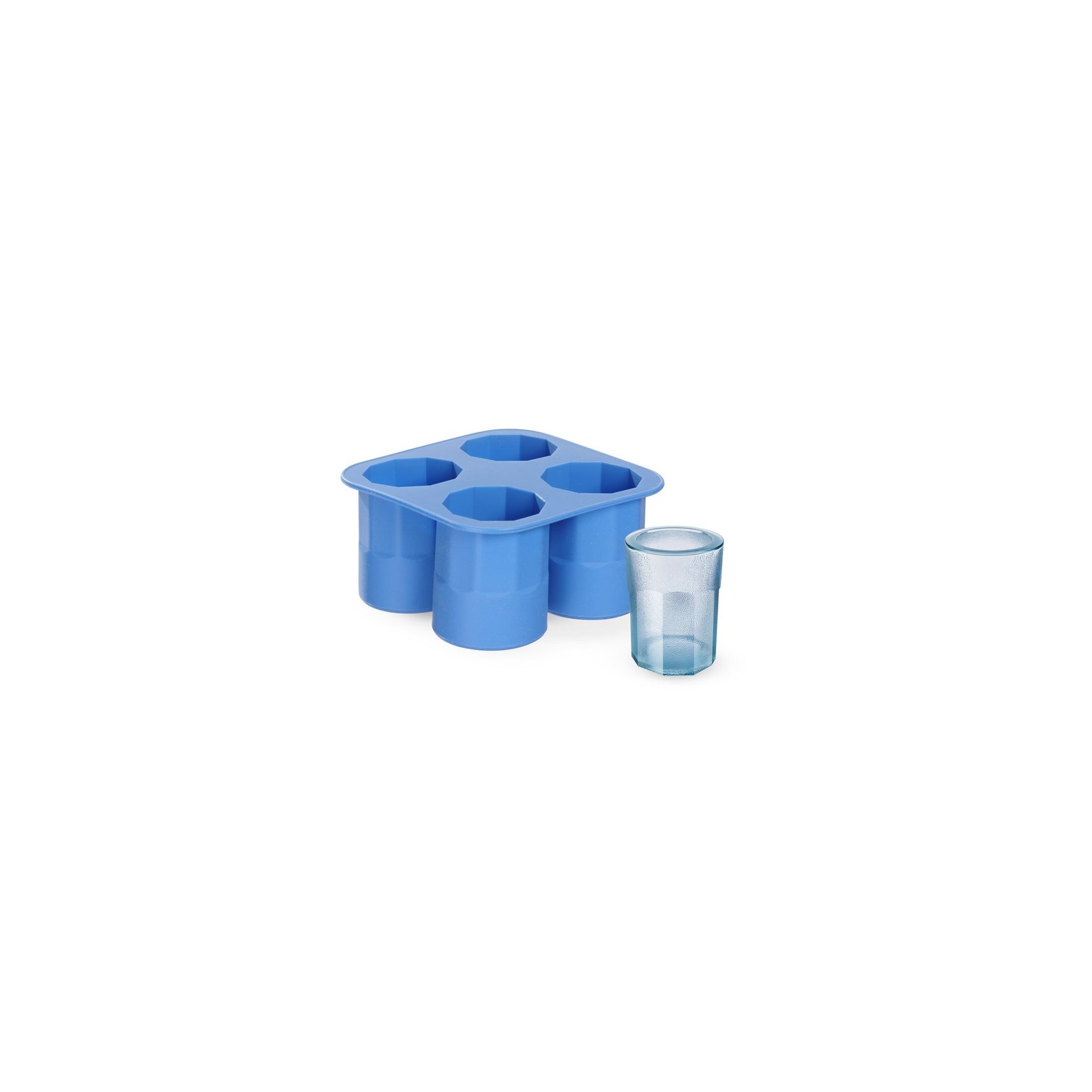 Eiswürfelform, Shotglas, BarUp, Blau, 122x122x(H)60mm Eiswürfelform, Shotglas, BarUp, Blau, 122x122x(H)60mm