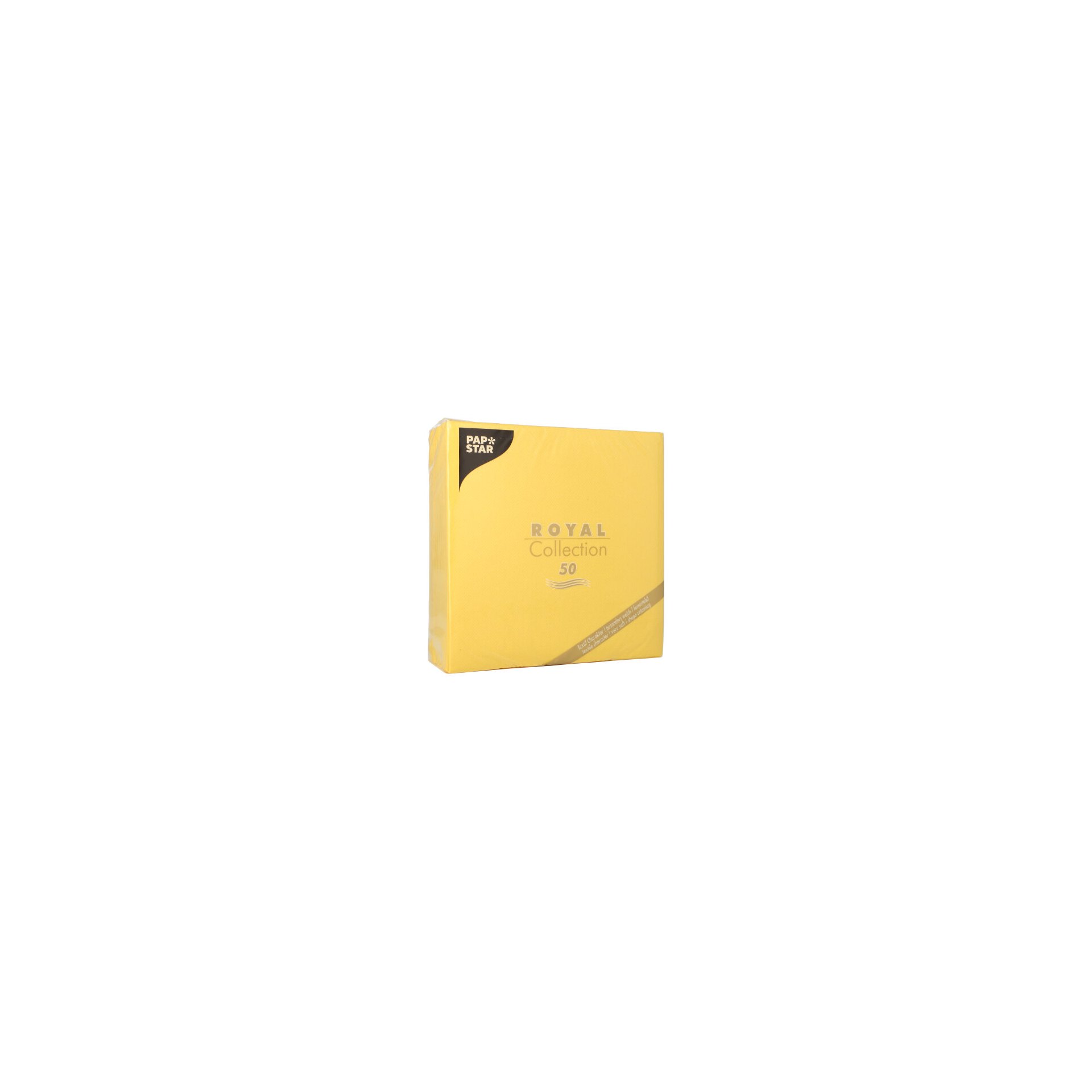 Servietten "ROYAL Collection" 1/4-Falz 40 cm x 40 cm gelb