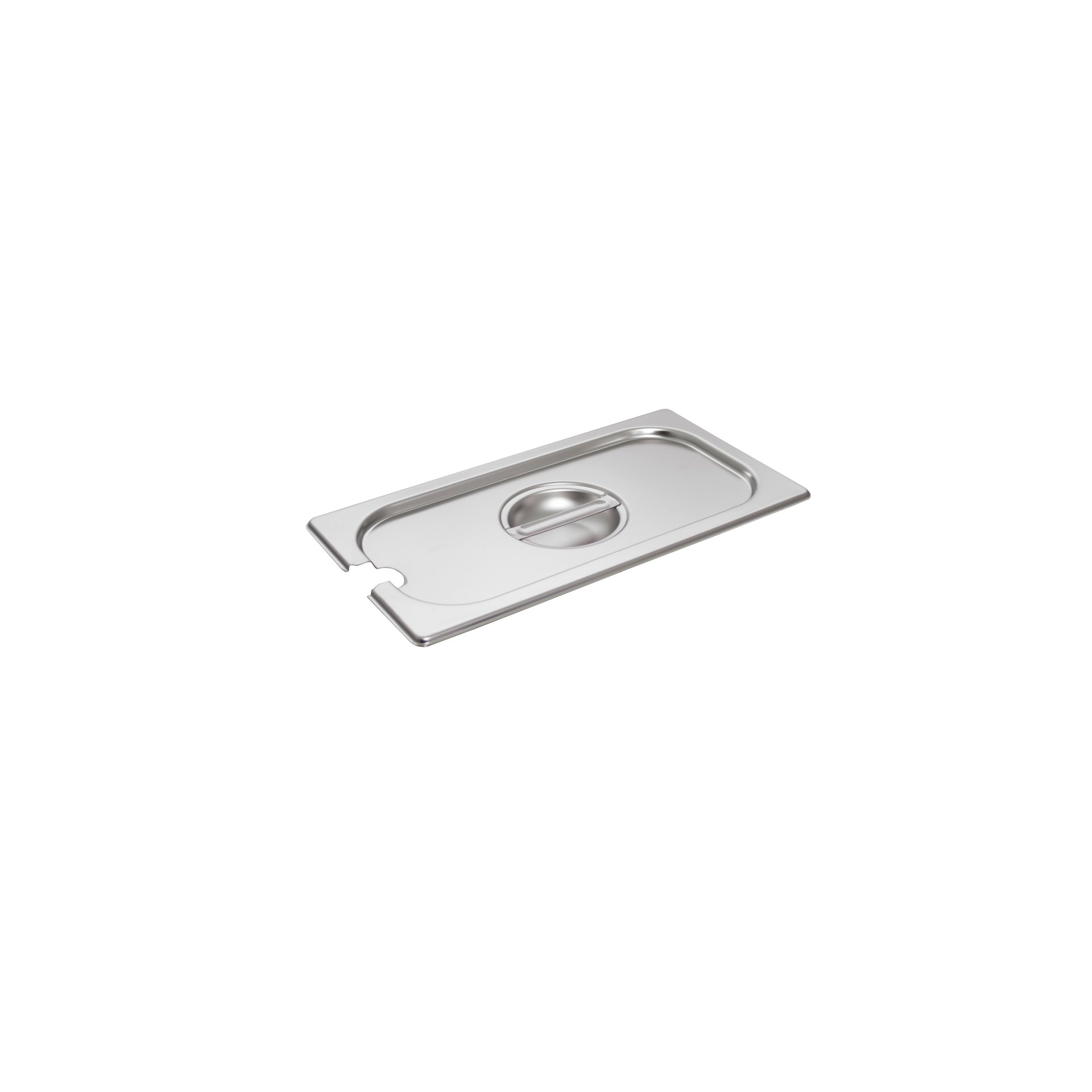 GN 1/3 Deckel, Edelstahl, Deckel mit Löffelaussparung GN 1/3 Deckel, Edelstahl, Deckel mit Löffelaussparung