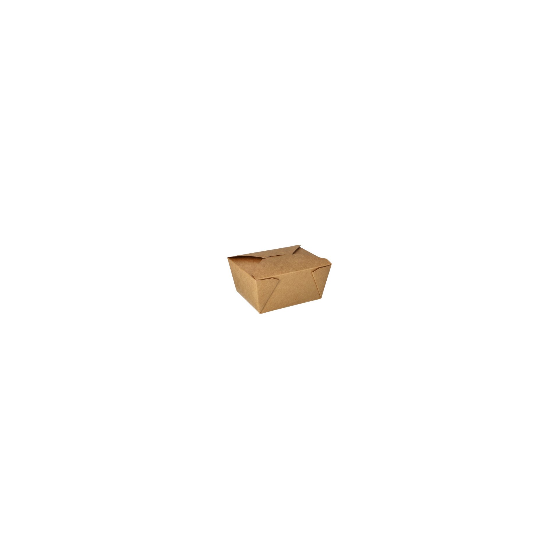 Lunchboxen, Pappe "pure" 750 ml 6,4 cm x 9 cm x 11,3 cm braun