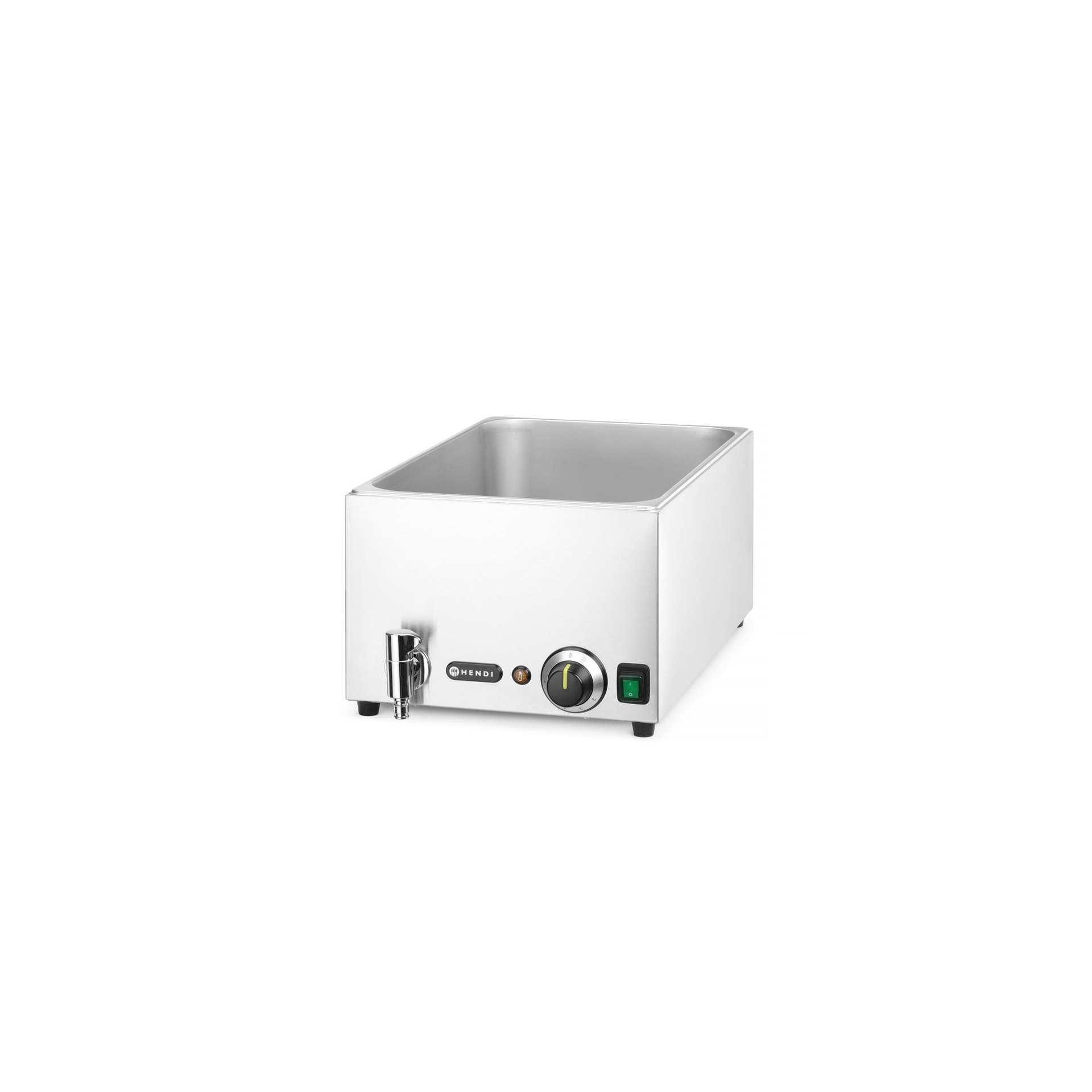 Wasserbad-Set mit Ablasshahn Ranger, GN 1/1, 230V/1000W, 605x332x(H)242mm