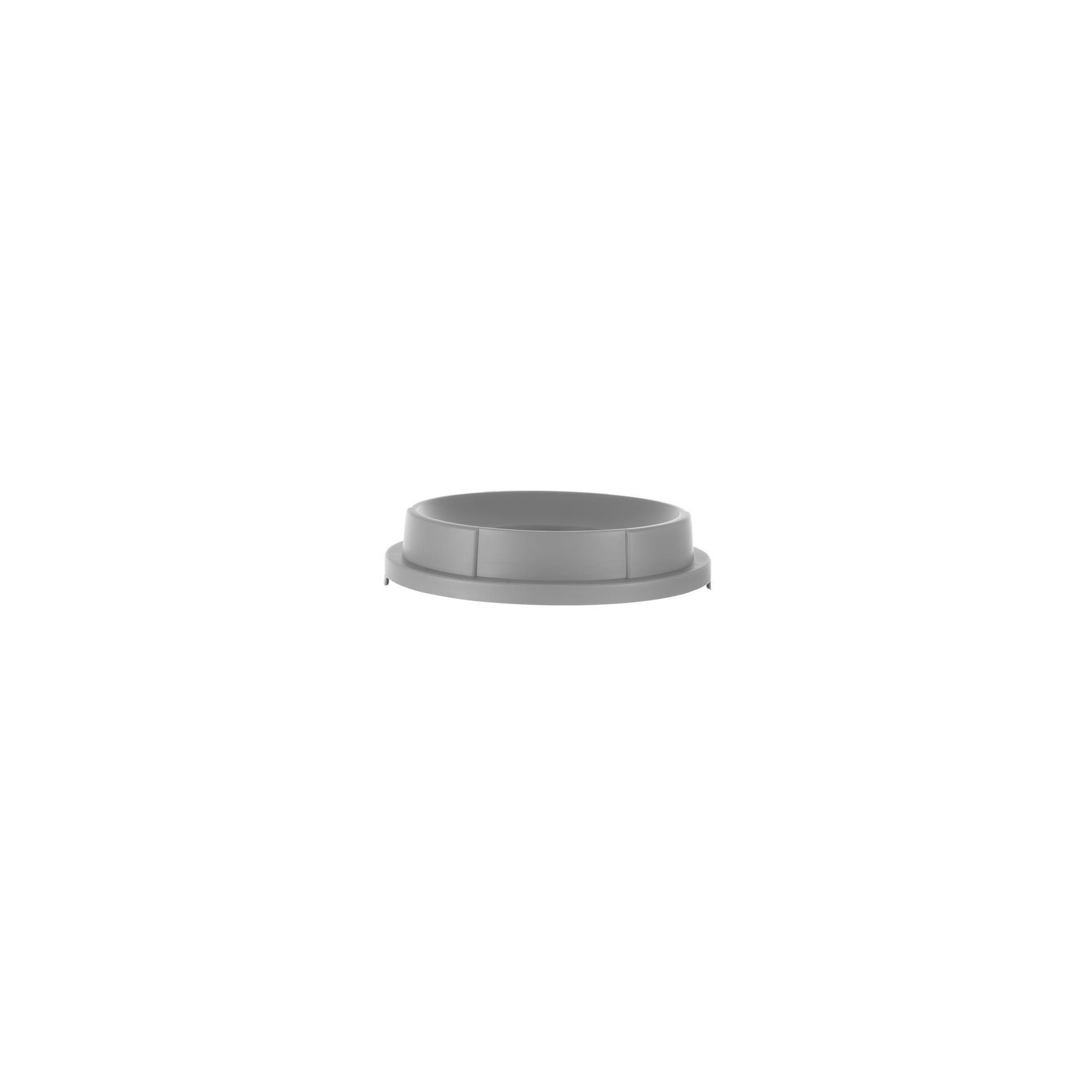 Offener Deckel für Abfalleimer rund, AmerBox, Passend für 691038, Hellgrau, ⌀570x(H)135mm