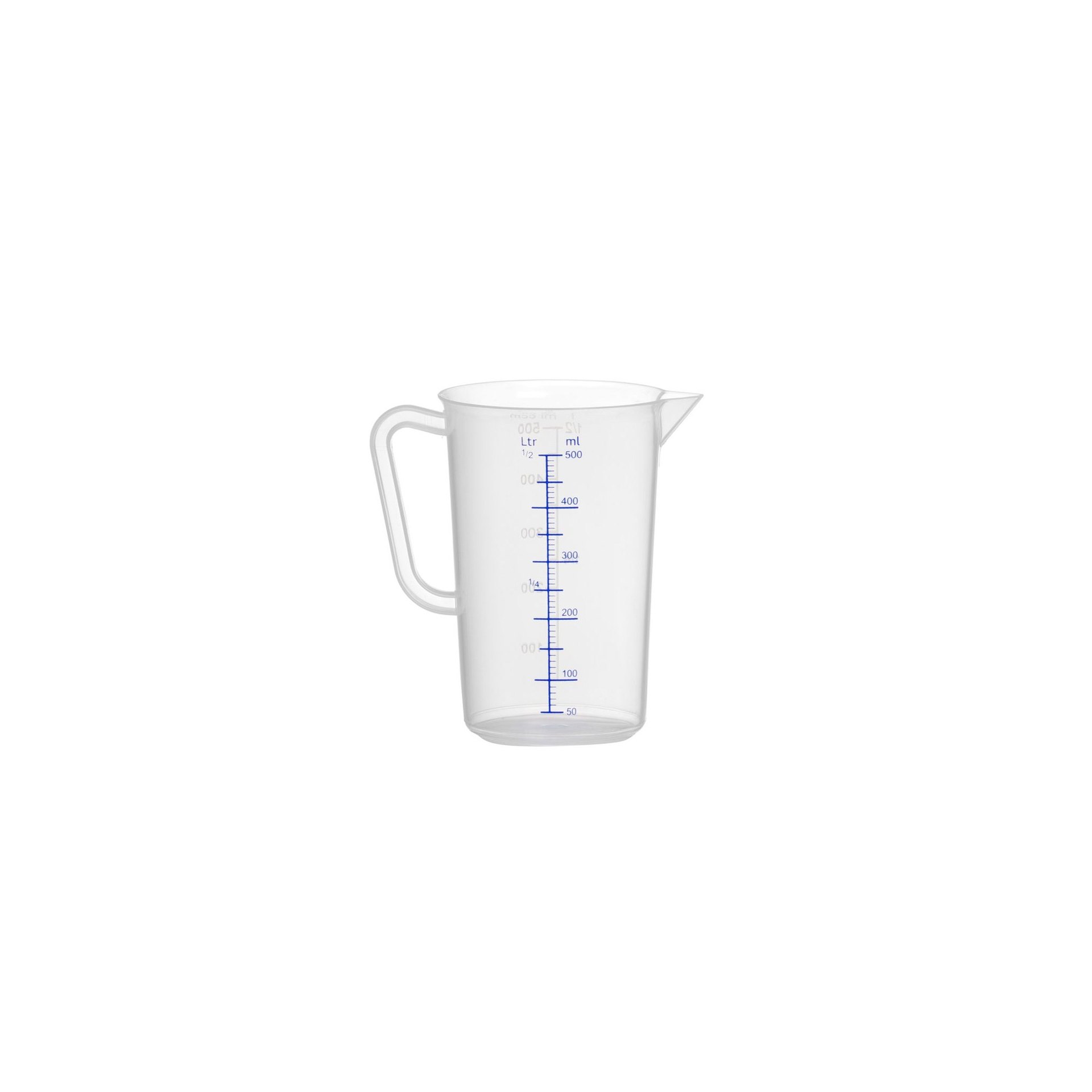 Messbecher, Polyproylen, 0,5L, ⌀90x(H)140mm Messbecher, Polyproylen, 0,5L, ⌀90x(H)140mm