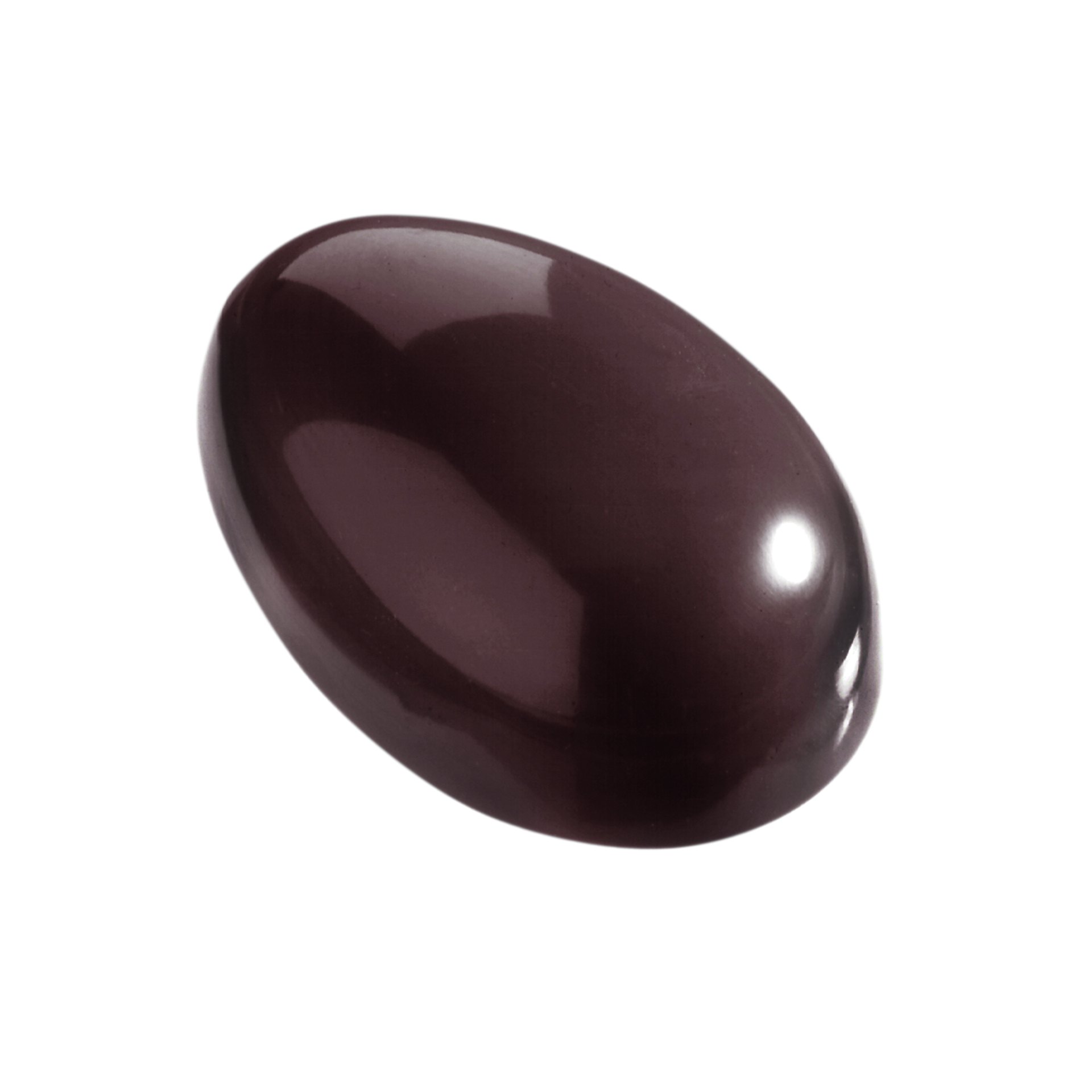 Schokoladen Form - Ei glatt 70 mm, Doppelform Schokoladen Form - Ei glatt 118 mm, Doppelform