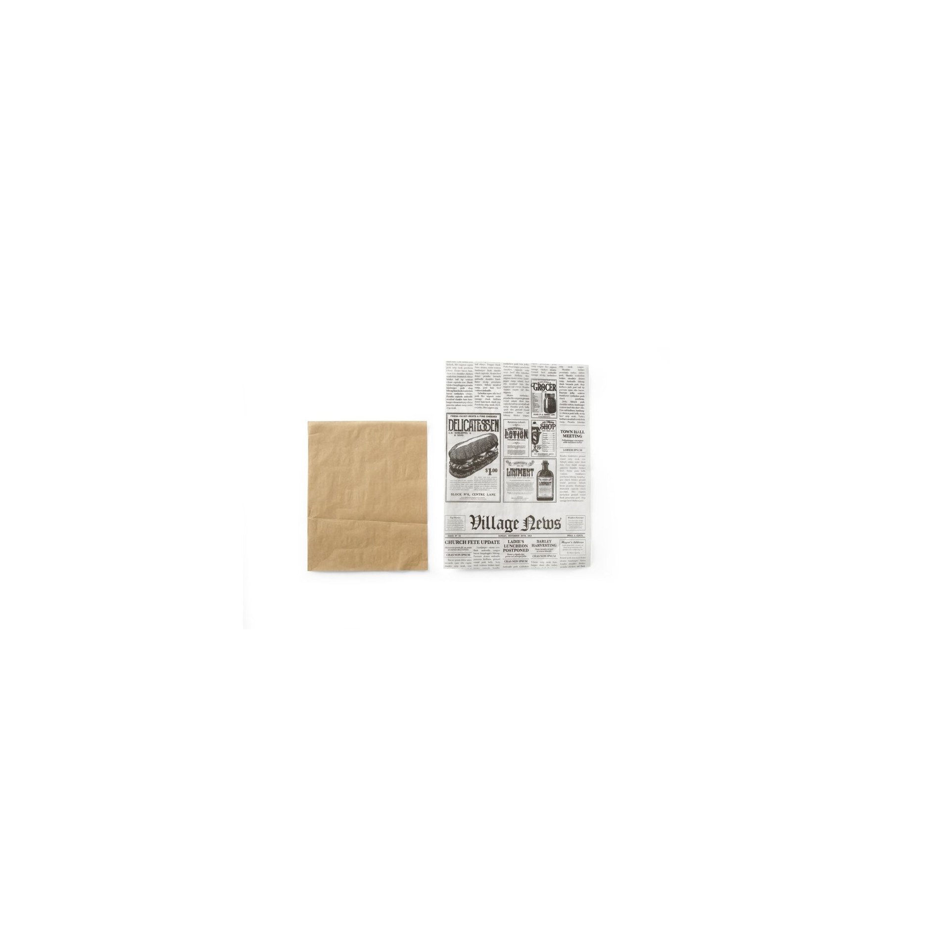 Einschlagpapier Zeitungsdruck 250x350mm