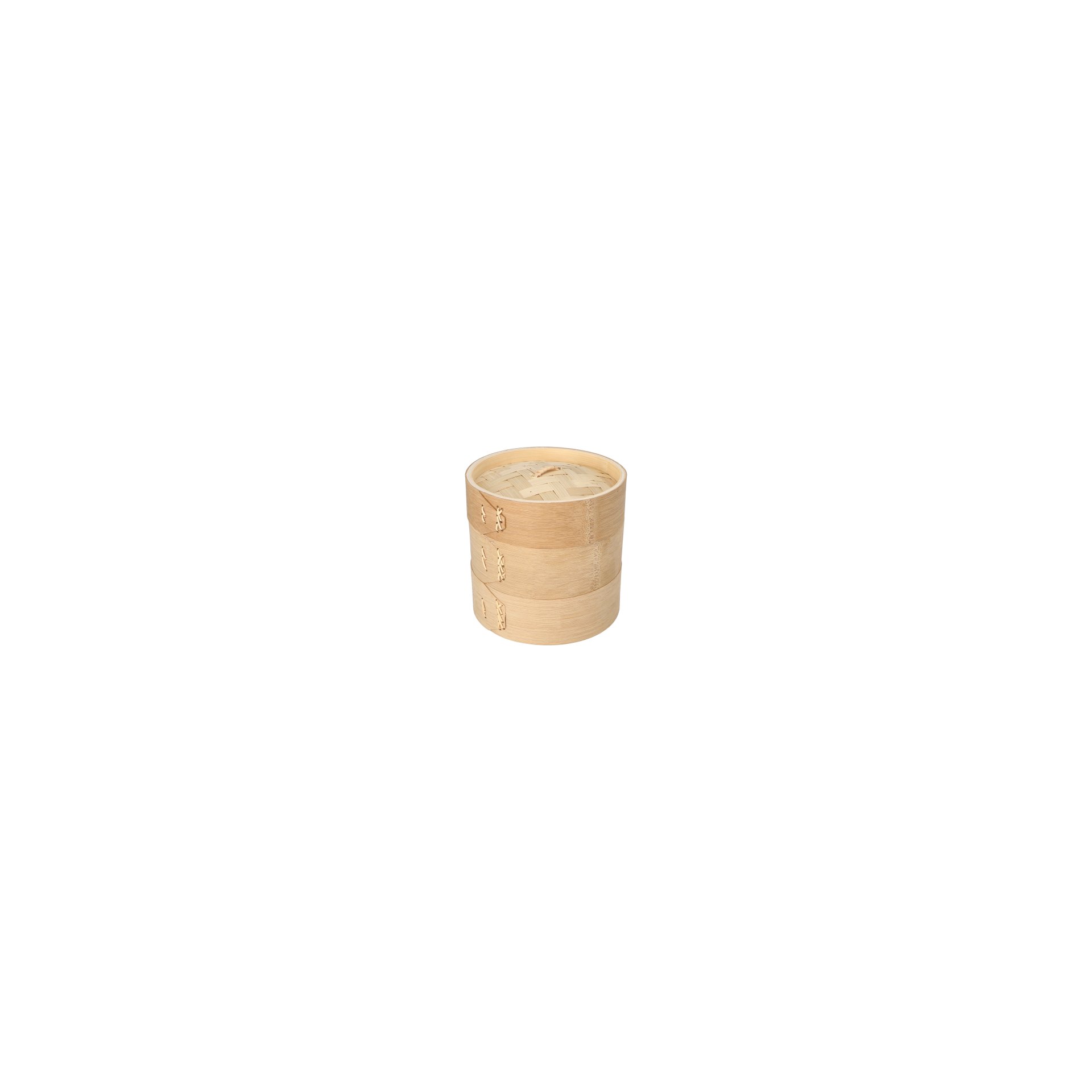 Dampfgarer Bambus "ASIA" Ø 15 cm · 13,5 cm 3-teilig