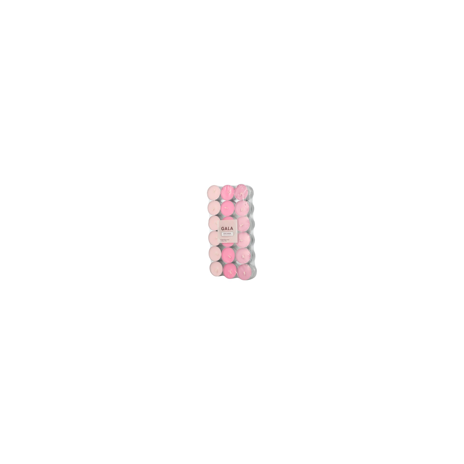 "GALA" Duftlichte Ø 3,8 cm · 1,7 cm rose - Rose Garden "Ton in Ton"