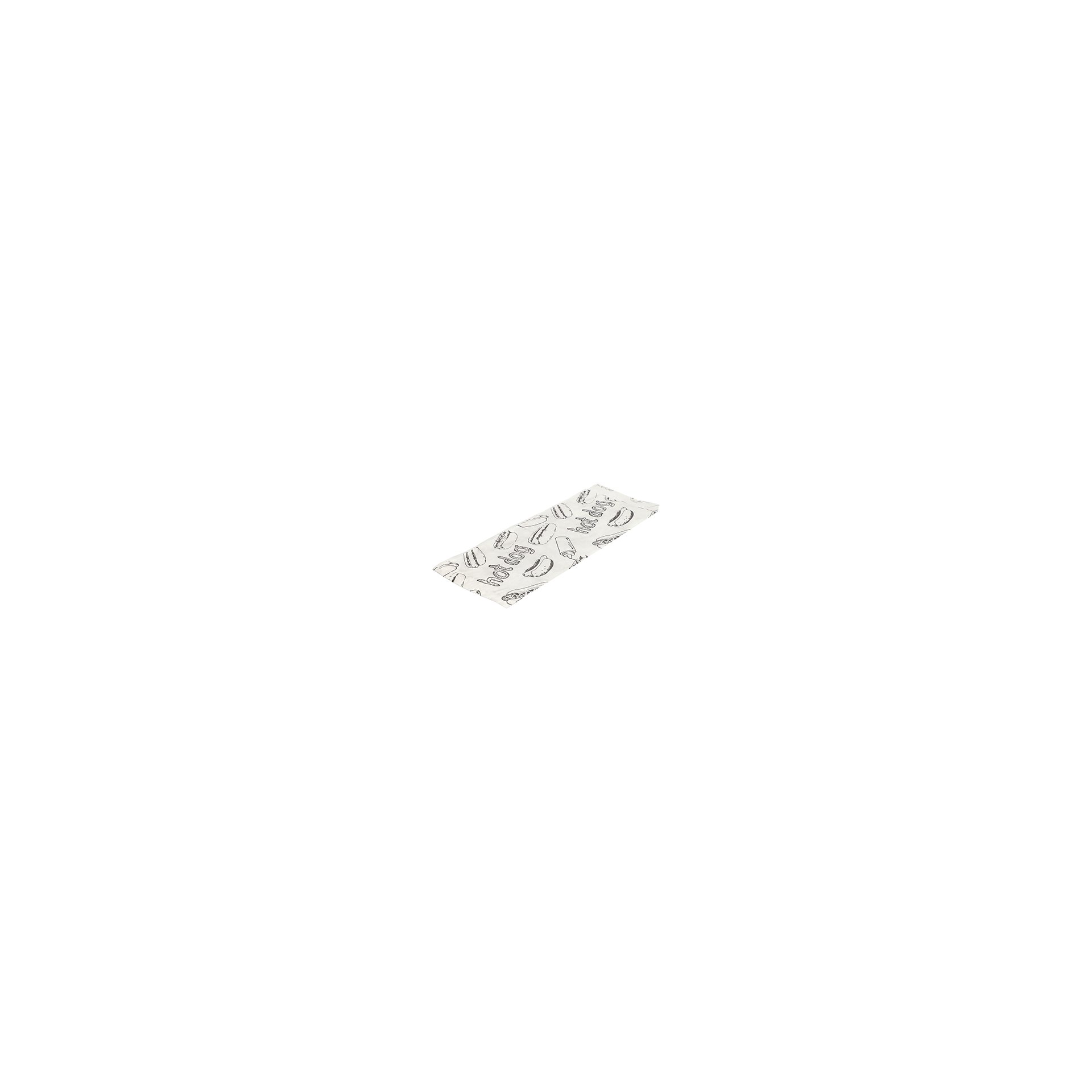 Hot Dog-Tüten Kraftpapier 21 cm x 8,5 cm weiss