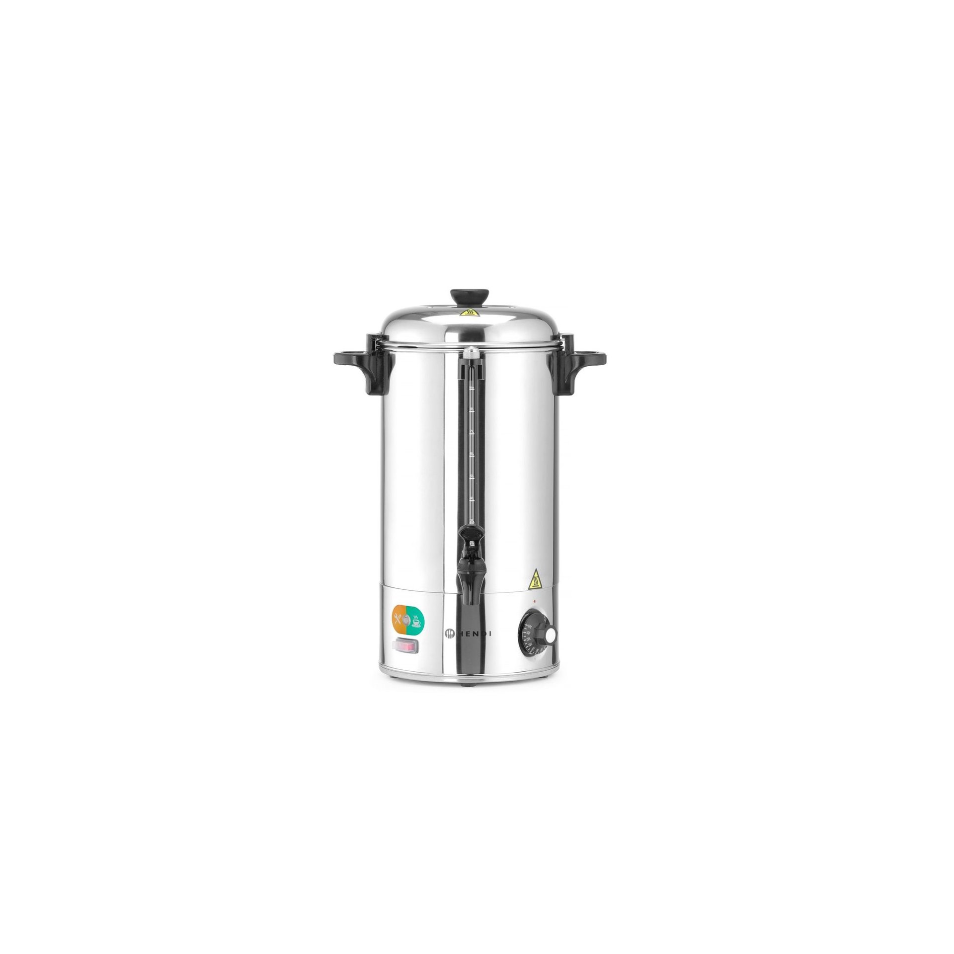 Heißgetränkespender, 9L, Silber