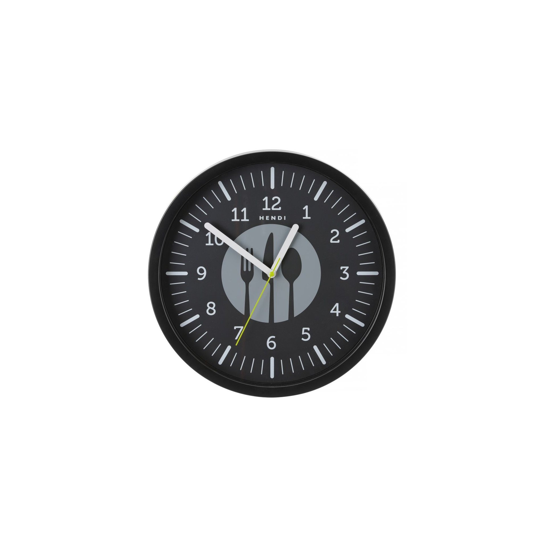 Wanduhr, designed by Robert Bronwasser, Schwarz, ⌀356x(H)45mm