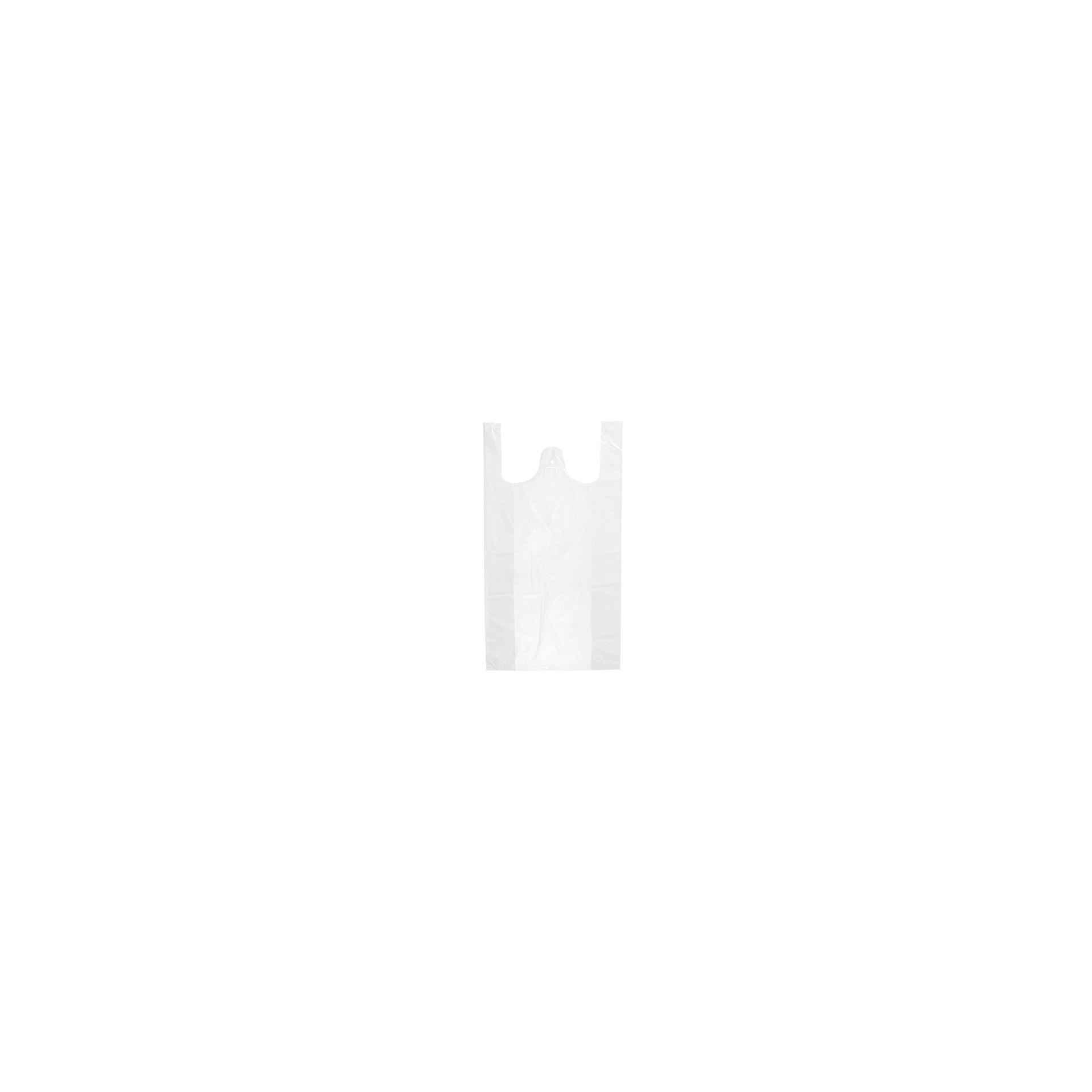 Hemdchen-Tragetaschen, HDPE 48 cm x 27 cm x 12 cm weiss Hemdchen-Tragetaschen, HDPE 48 cm x 27 cm x 12 cm weiss