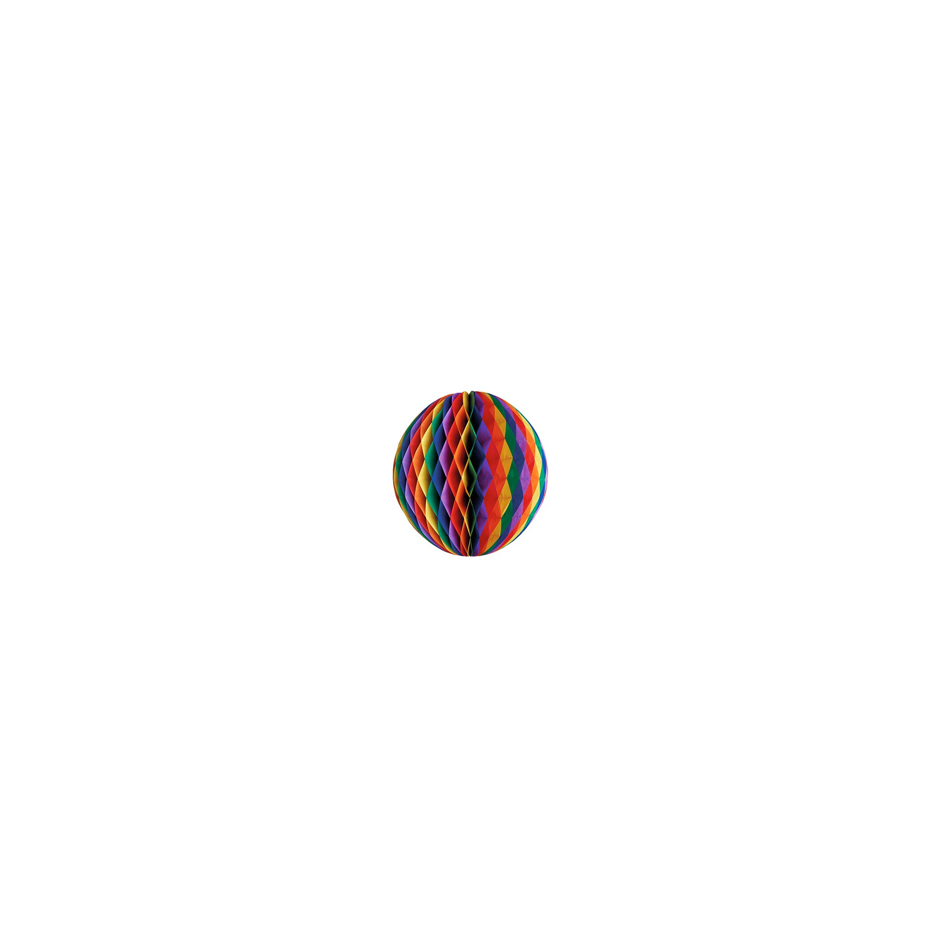 Wabenball Ø 60 cm "Rainbow" schwer entflammbar