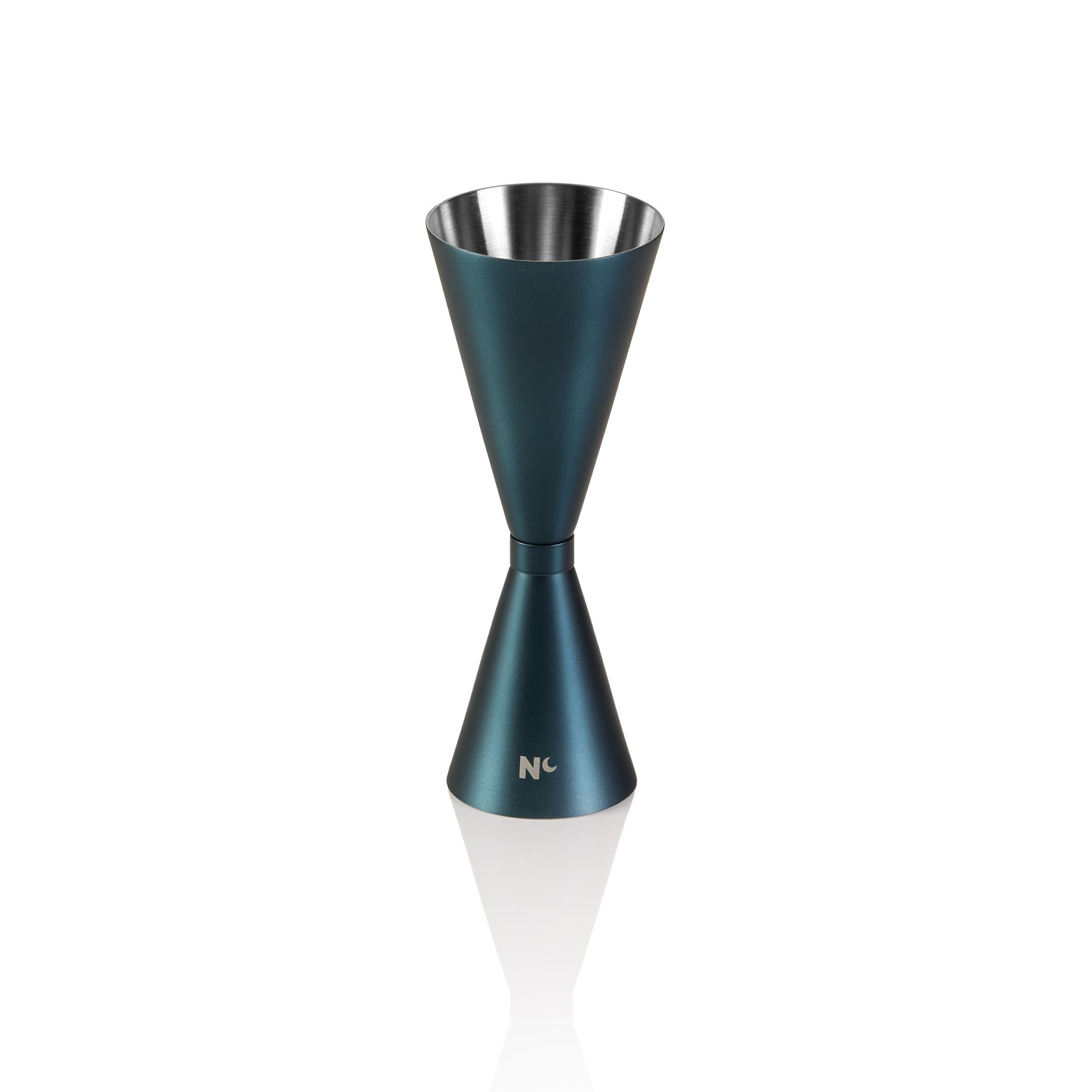 Slim Jigger NOCTURN, 3/6 cl, Ø 5 cm, Höhe 13 cm, blau matt