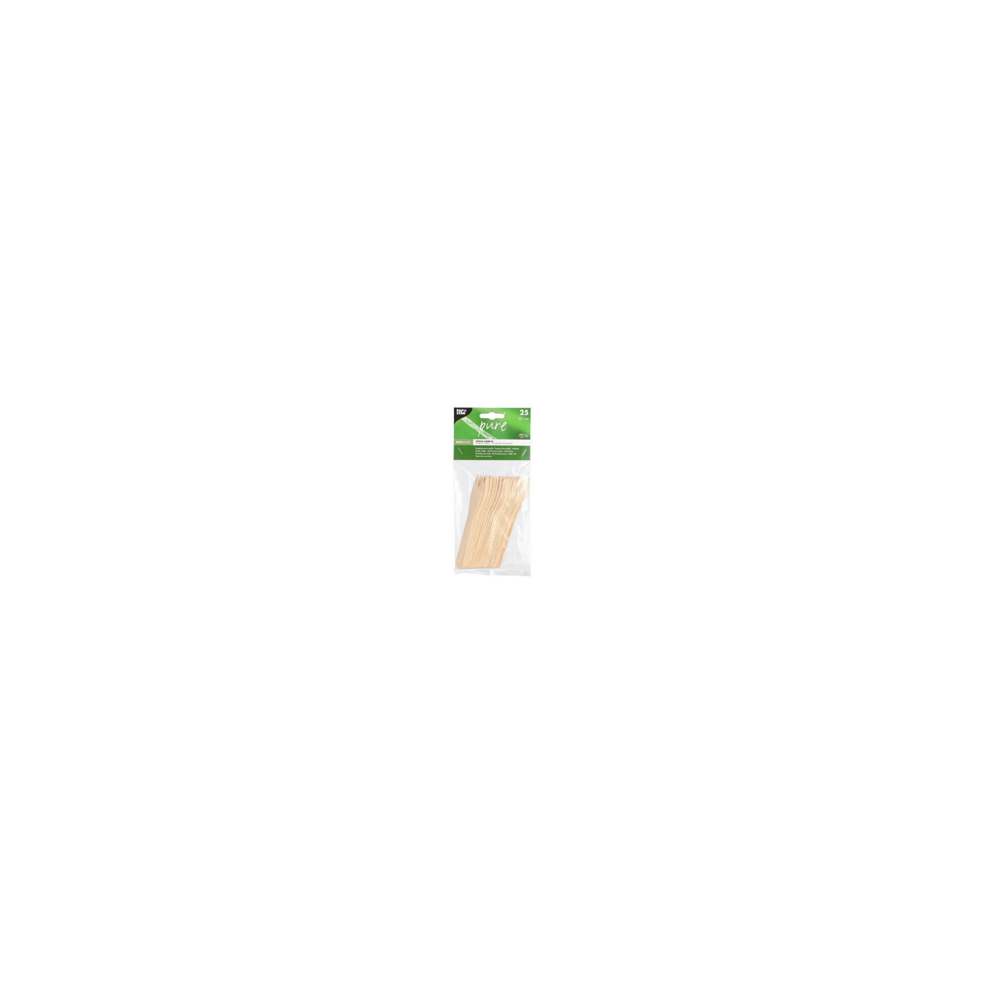 Snack-Gabeln, Holz "pure" 12,1 cm Snack-Gabeln, Holz "pure" 12,1 cm