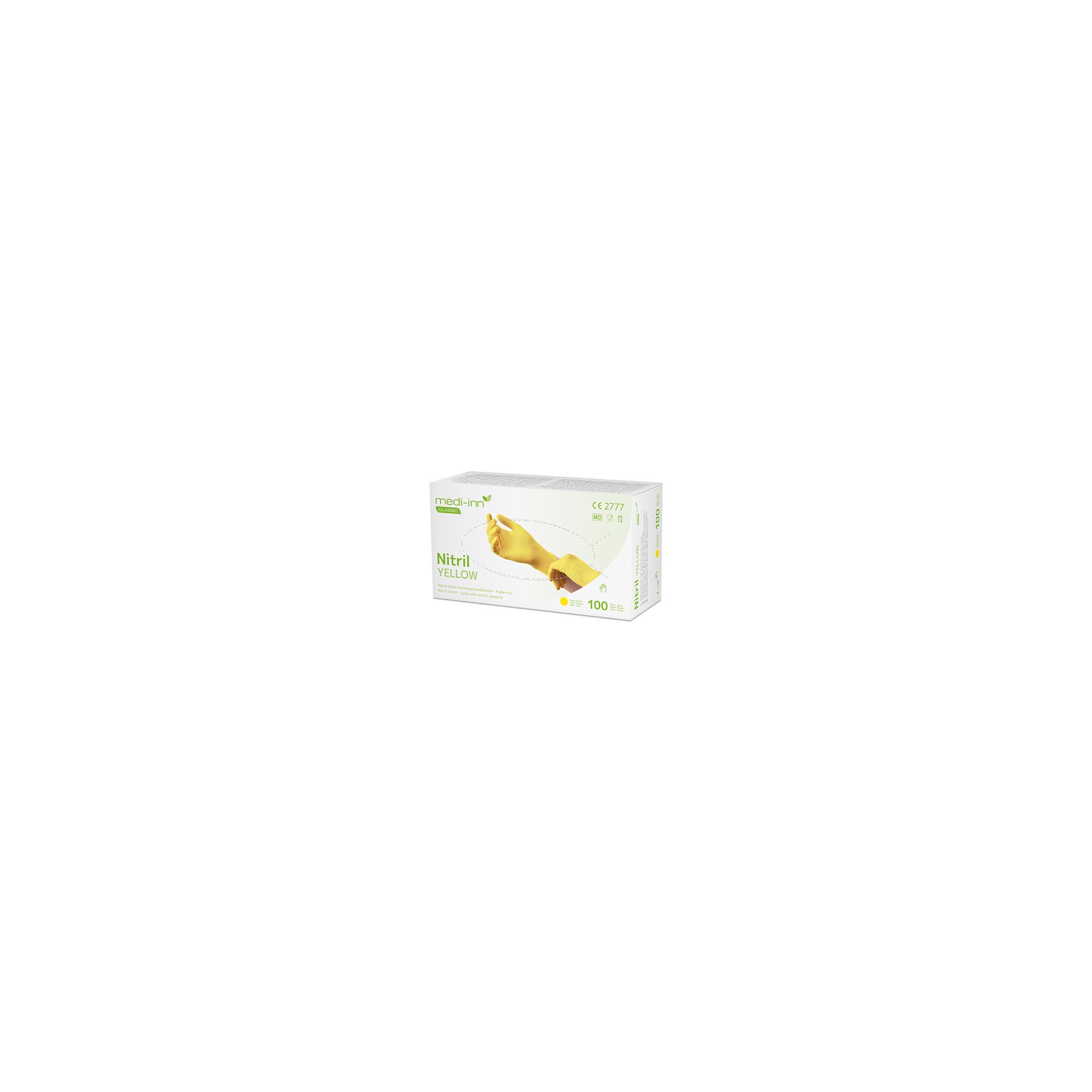 "Medi-Inn Classic" Handschuhe, Nitril puderfrei gelb "Nitril Yellow" Größe: L "Medi-Inn Classic" Handschuhe, Nitril puderfrei gelb "Nitril Yellow" Größe: XL