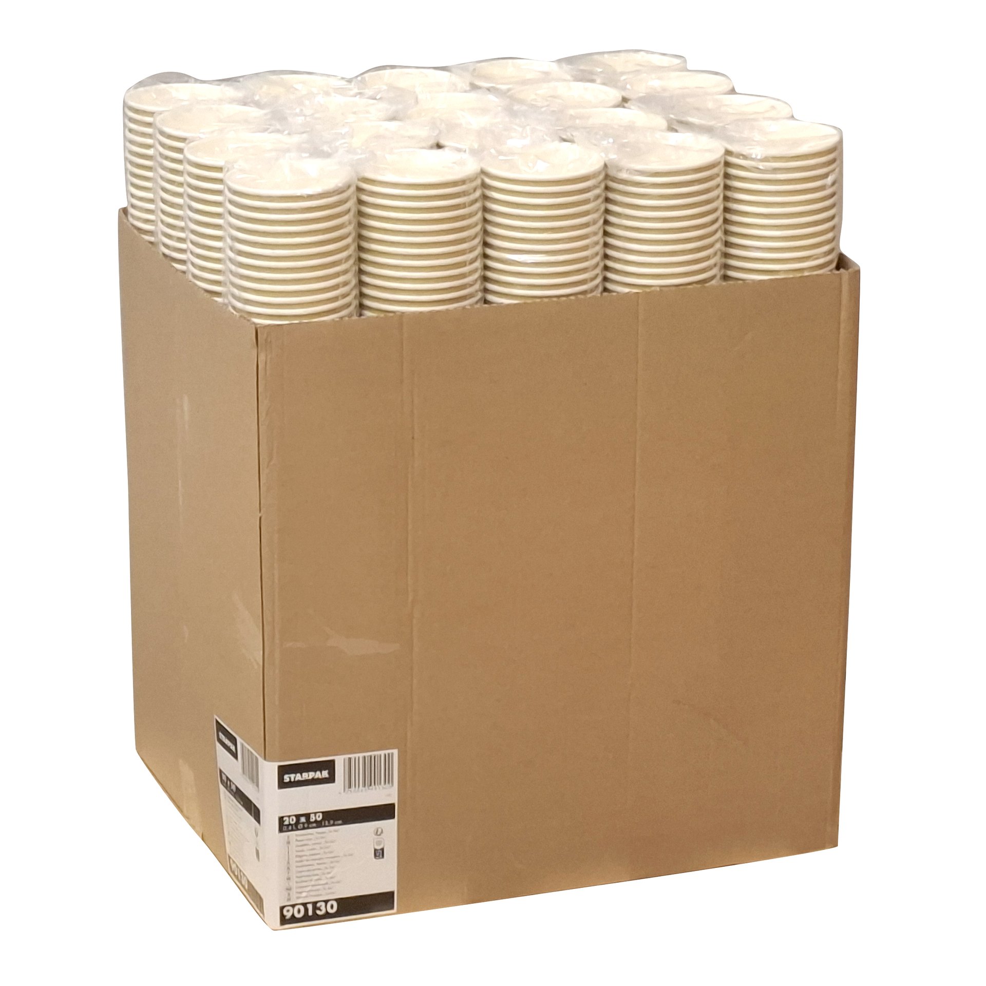 Trinkbecher, Pappe "To Go" 0,4 l Ø 9 cm · 13,9 cm "Coffee Rings"