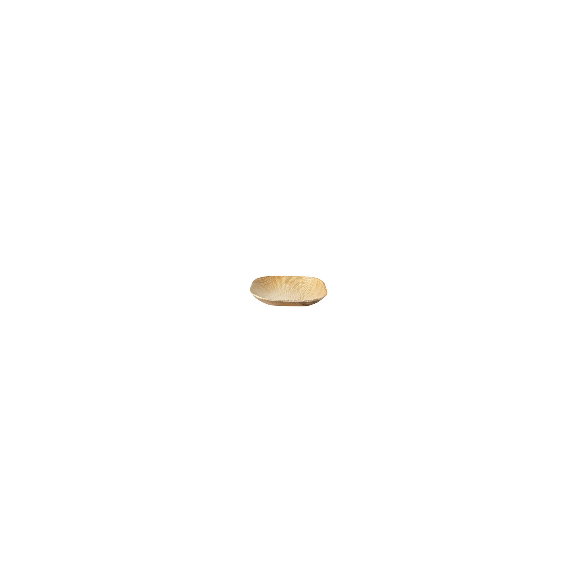 Teller, Palmblatt "pure" eckig 10 cm x 10 cm x 1,5 cm