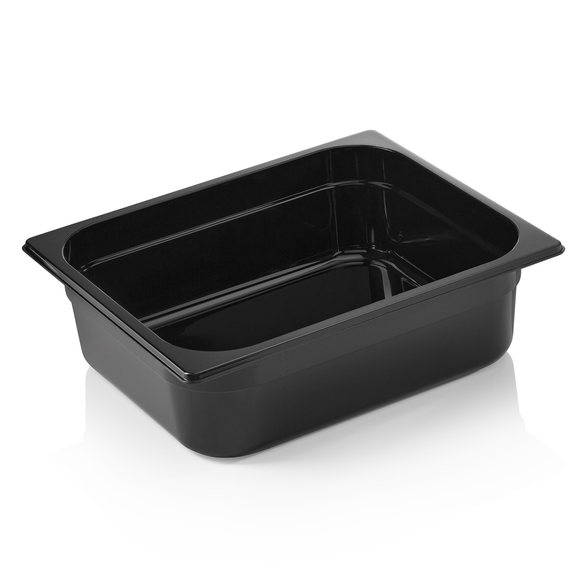 GN Behälter GN 96 BLACK 1/2-100 mm, schwarz, Polycarbonat