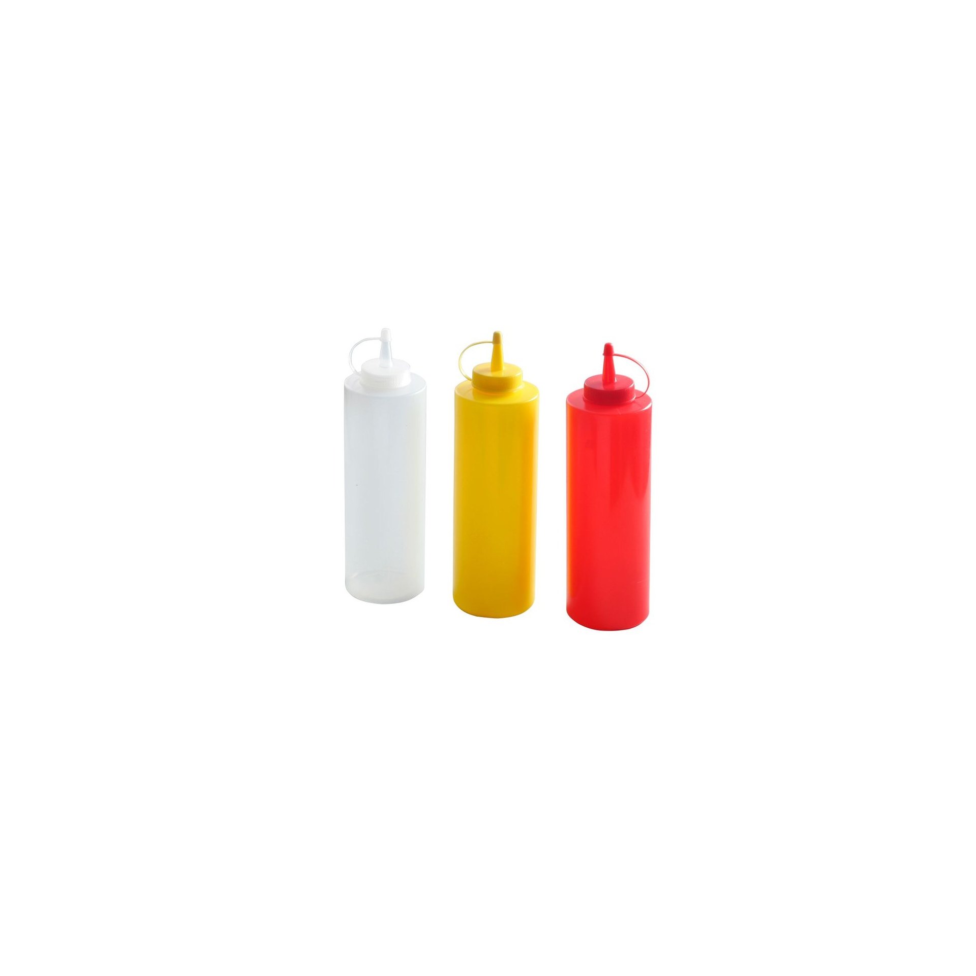 Spenderflaschen, 3er Set, 0,7L, Transparent, 3 Stk., ⌀70x(H)240mm Spenderflaschen, 3er Set, 0,7L, Transparent, 3 Stk., ⌀70x(H)240mm