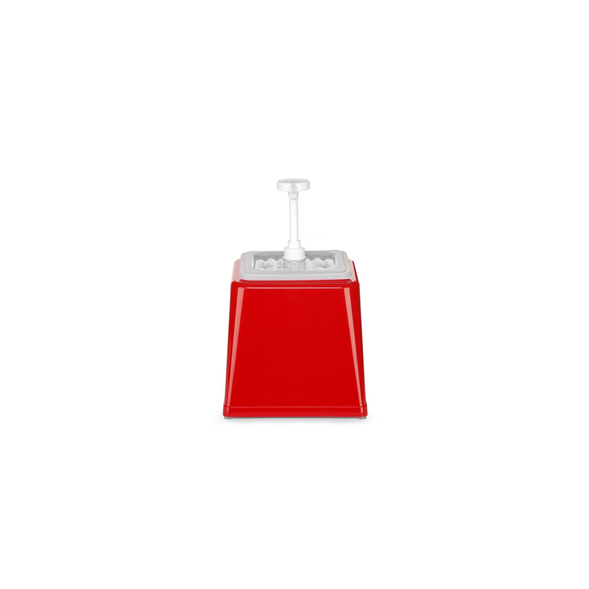 Pump-Saucenspender, 2,5L, Rot, 230x210x(H)327mm Pump-Saucenspender, 2,5L, Rot, 230x210x(H)327mm