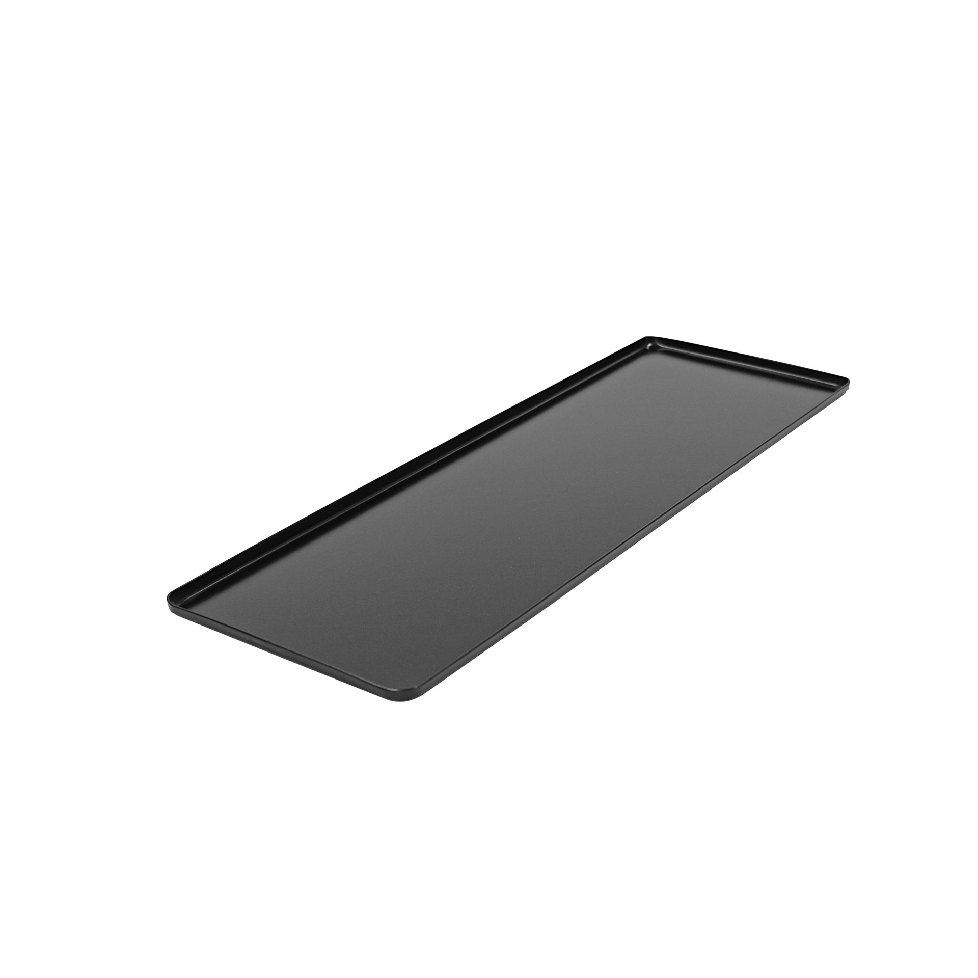 Ausstell-/Thekenblech "SCHWARZ" 600 x 200 mm