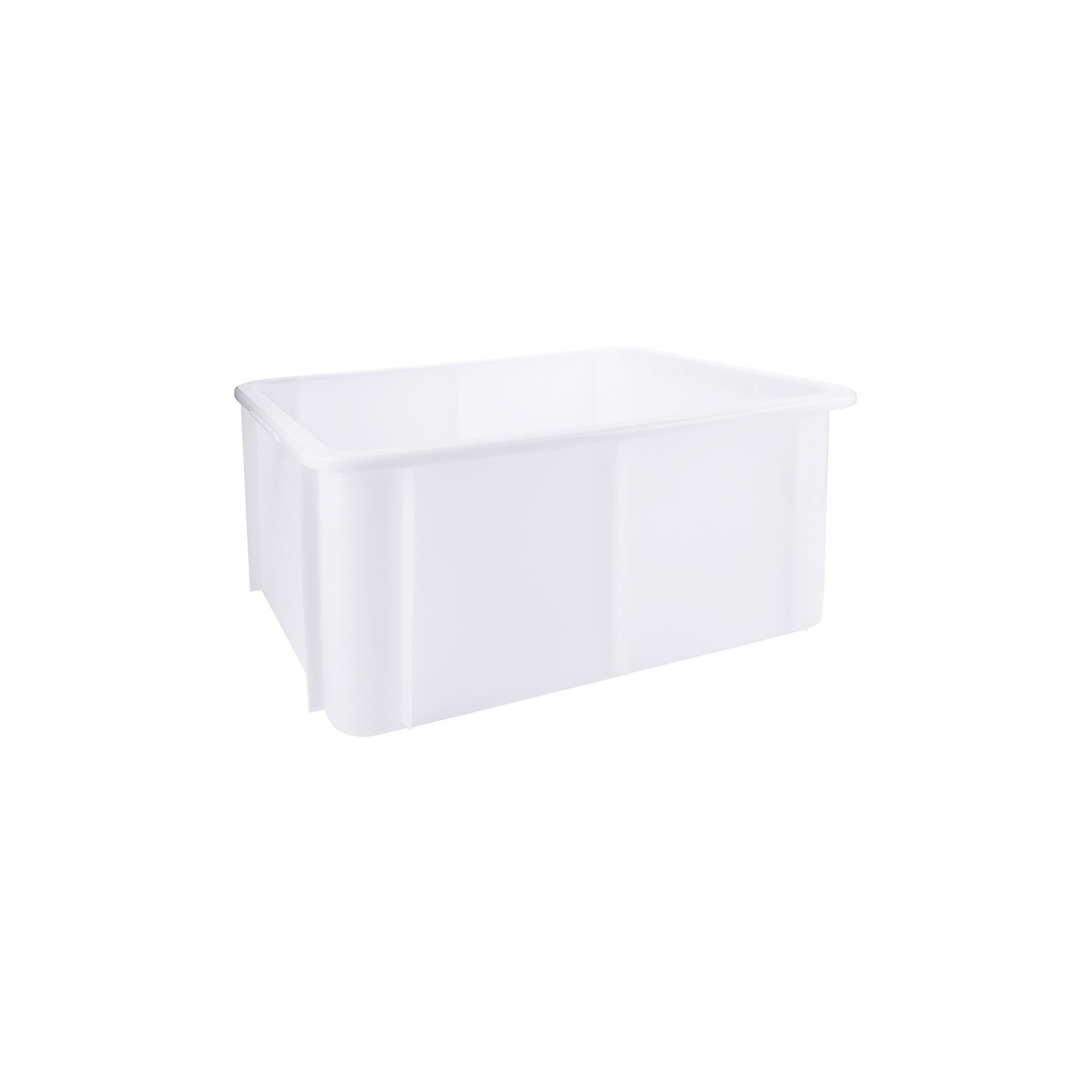 Stapelkasten, weiß 60 l Stapelkasten, weiß 60 l