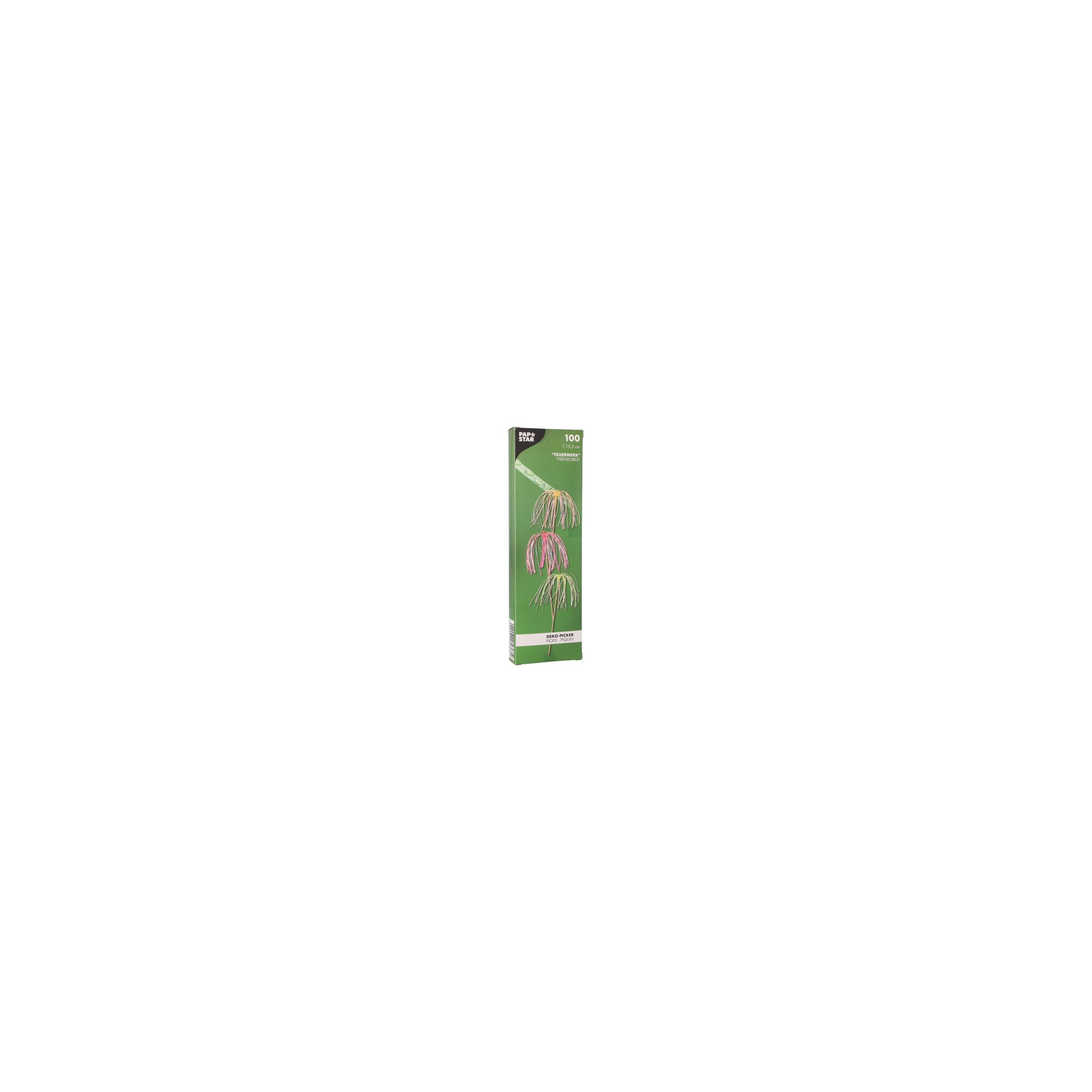 Deko-Picker 15,5 cm neon "Feuerwerk" Deko-Picker 15,5 cm neon "Feuerwerk"