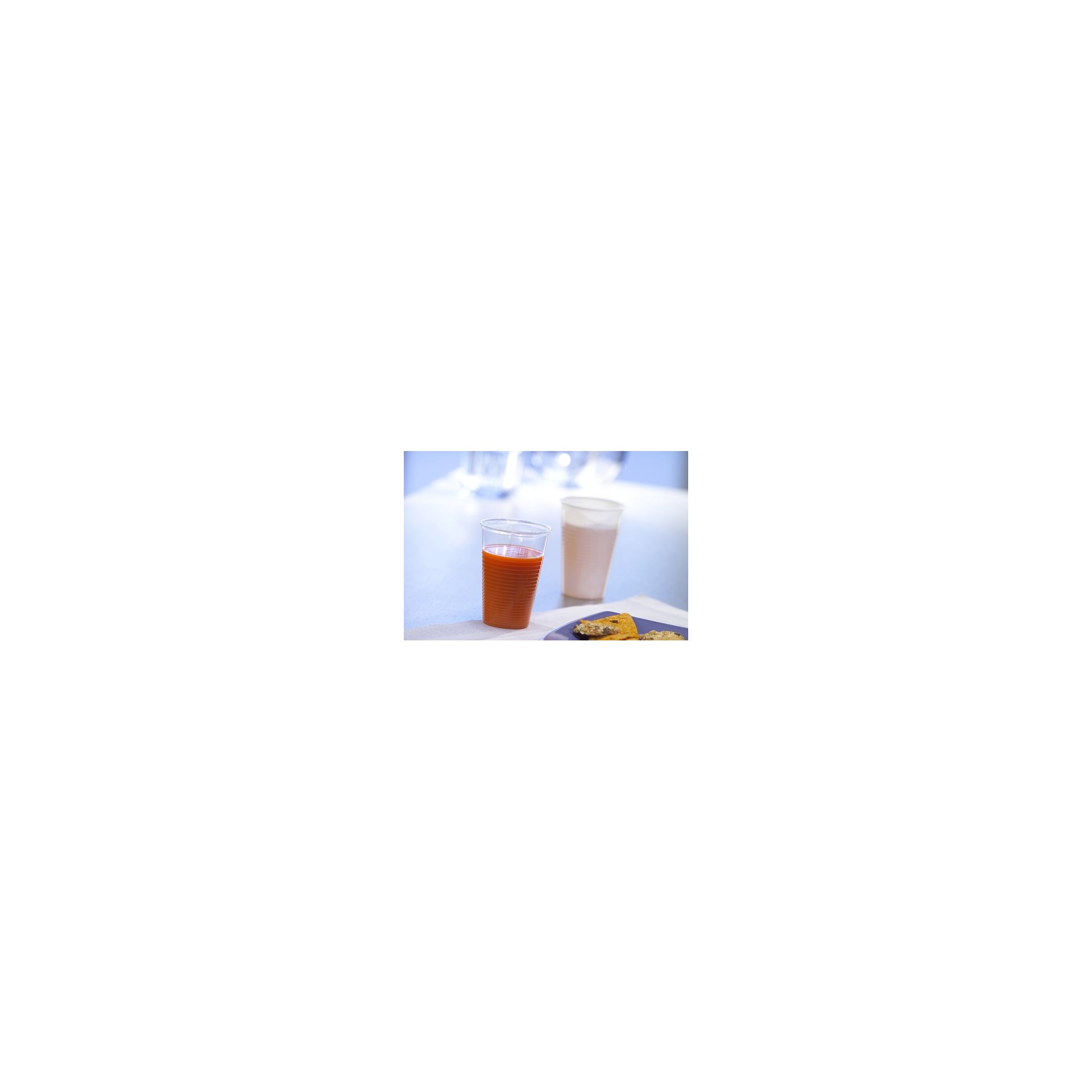 Trinkbecher, PP 0,3 l Ø 7,8 cm · 11,3 cm weiss
