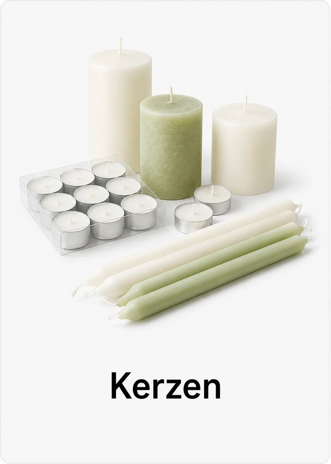 PAPSTAR Kerzen für Gastronomie, Events, Tischdekoration und Ambiente