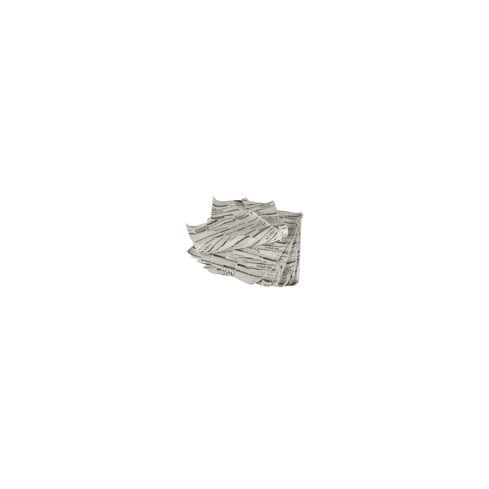 Einschlagpapiere, Pergament-Ersatz 35 cm x 25 cm "Newsprint" fettdicht (1 kg)