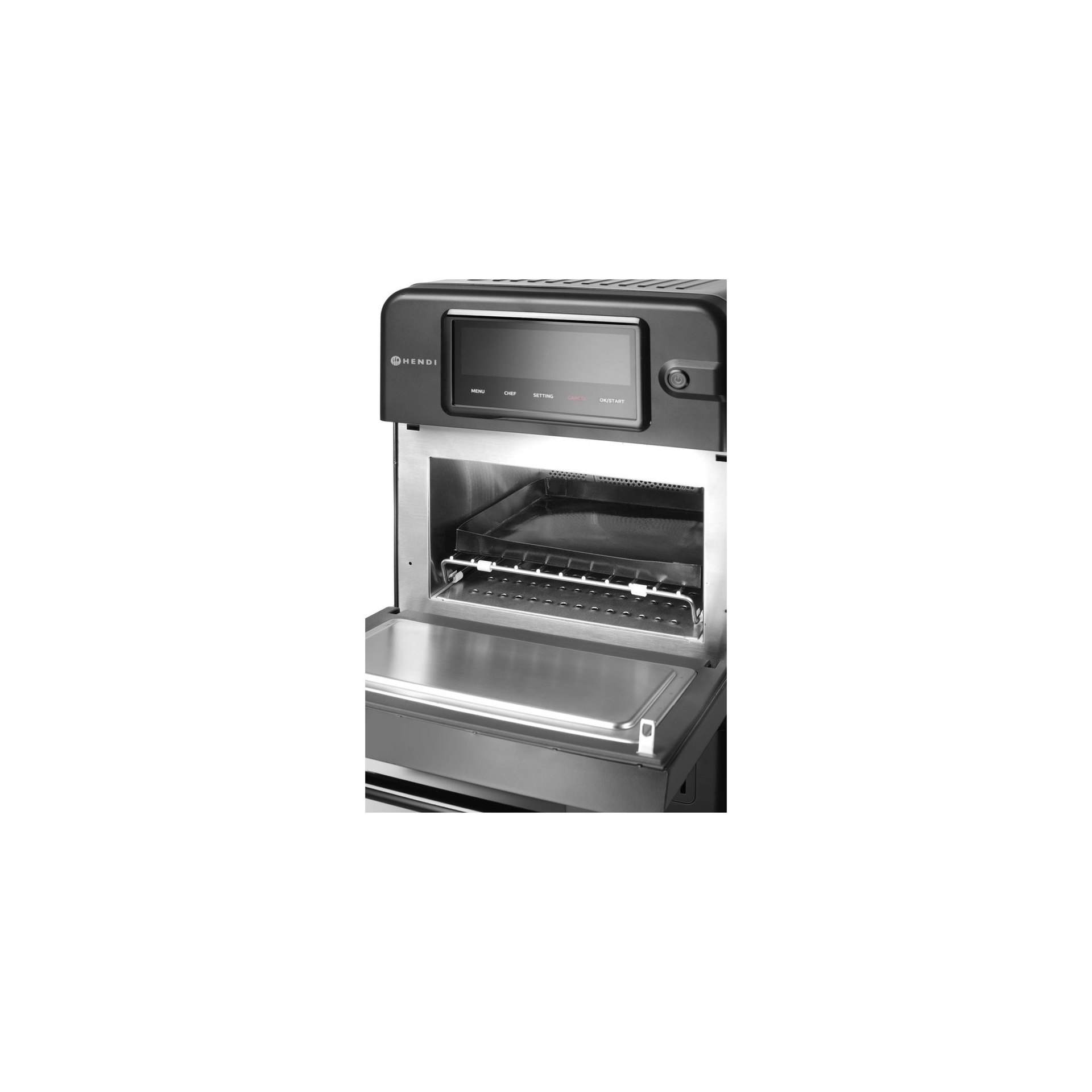 Hochgeschwindigkeits-Backofen CombiTurbo, 18L, Schwarz, 230V/3000W, 402x735x(H)608mm
