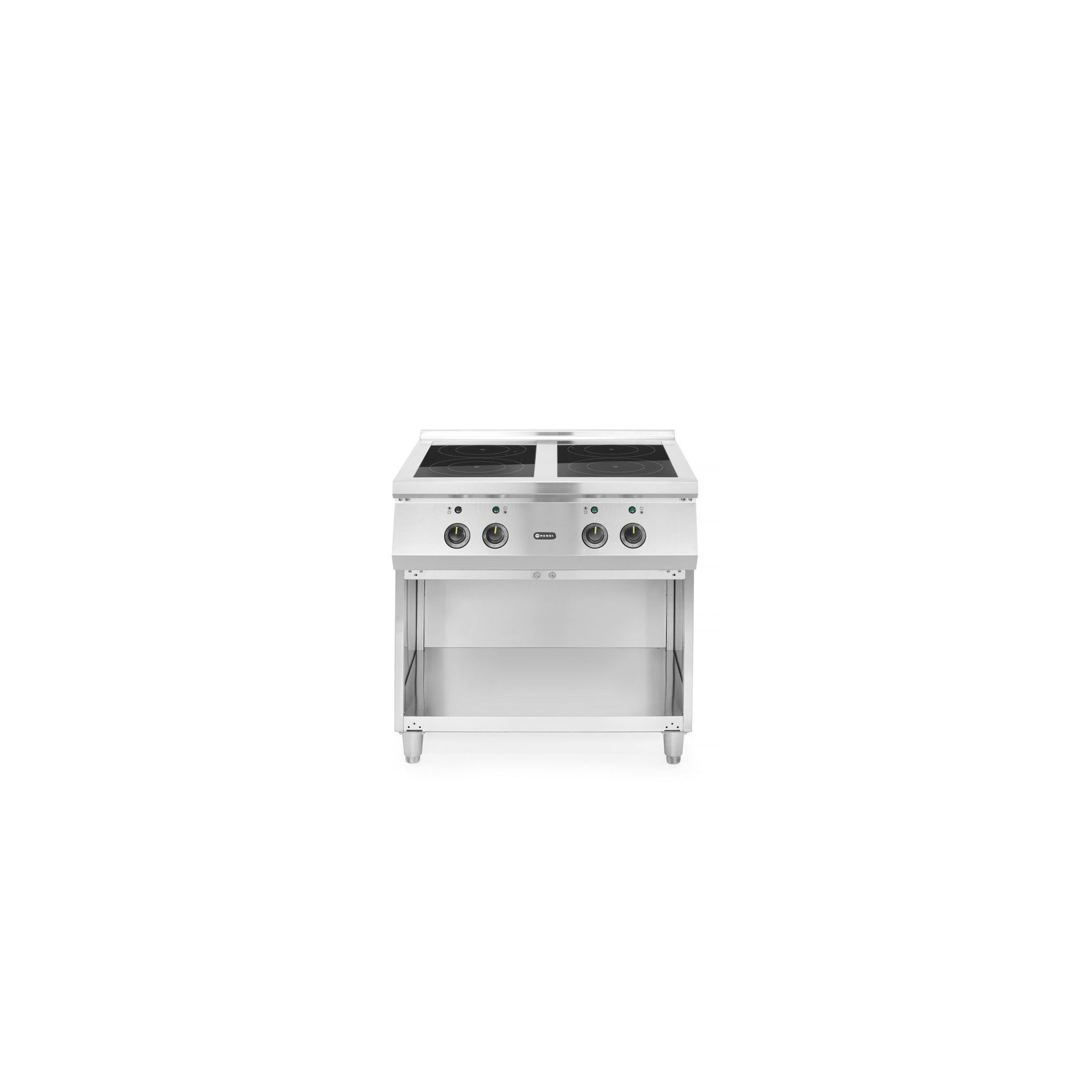 Induktionsherd mit 4 Kochfeldern, 400V/17000W, 800x720x(H)854mm Induktionsherd mit 4 Kochfeldern, 400V/17000W, 800x720x(H)854mm