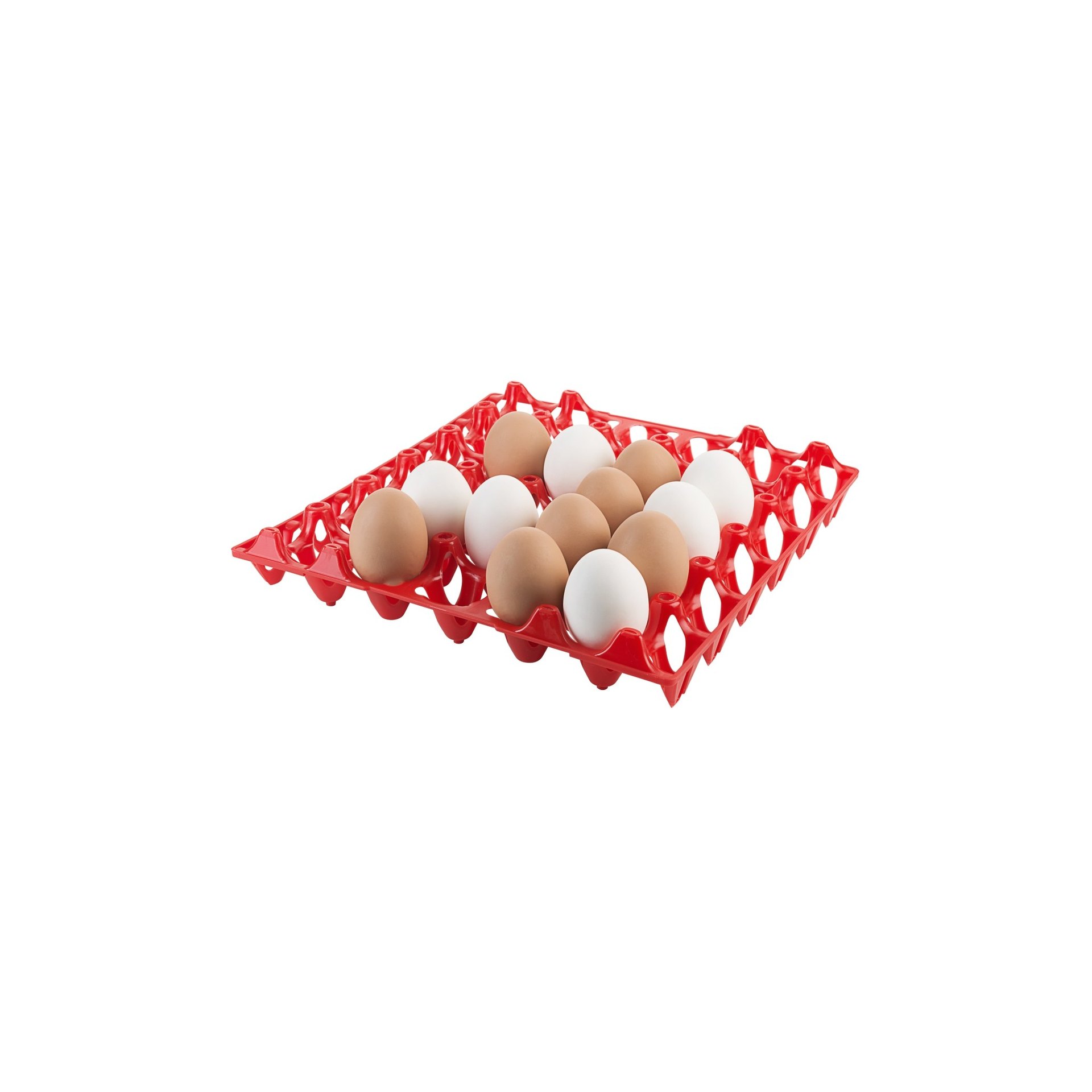 Eiertablett rot