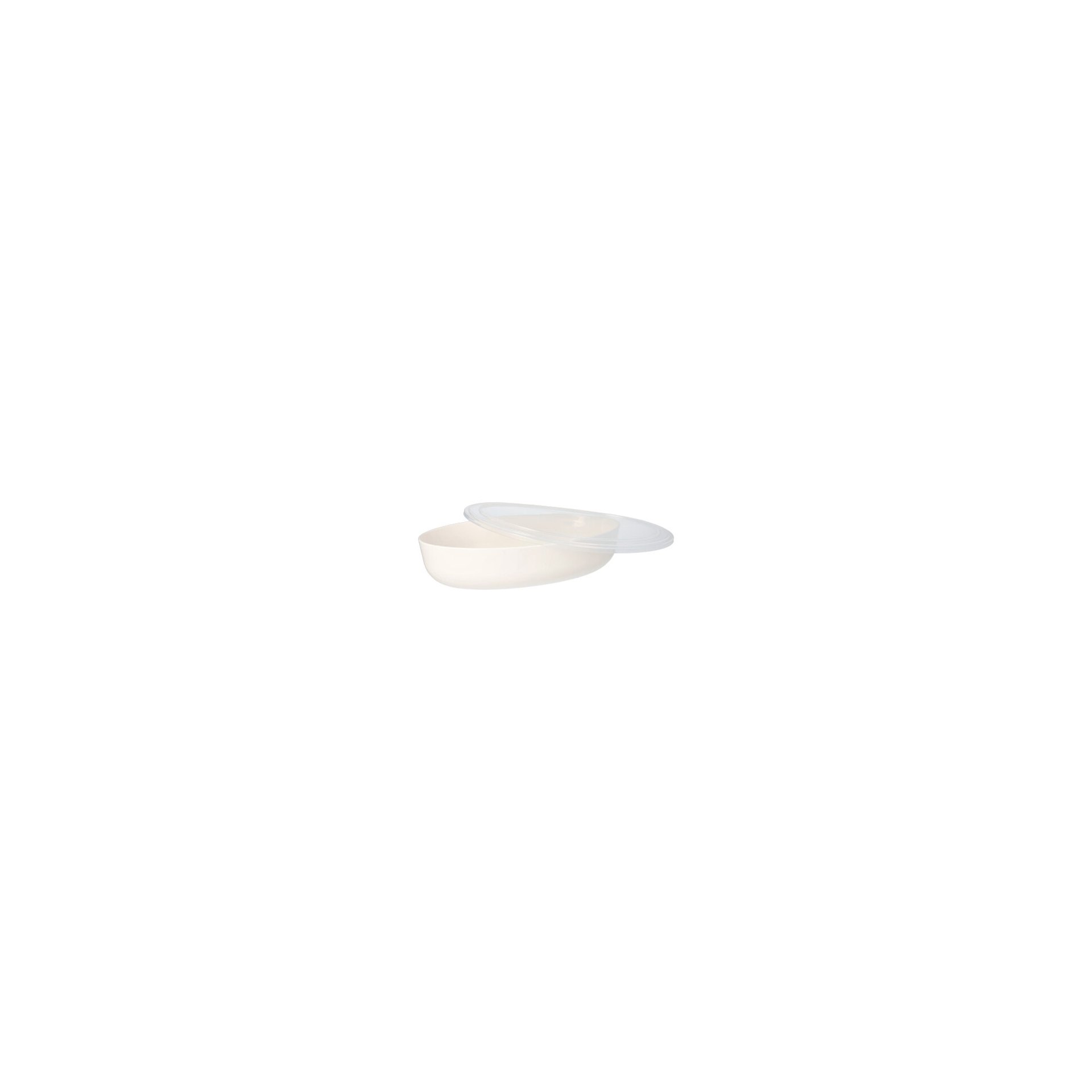 Mehrweg-Schalen oval 1600 ml 6 cm x 16,5 cm x 26 cm weiss "Cella" Mehrweg-Schalen oval 1600 ml 6 cm x 16,5 cm x 26 cm weiss "Cella"
