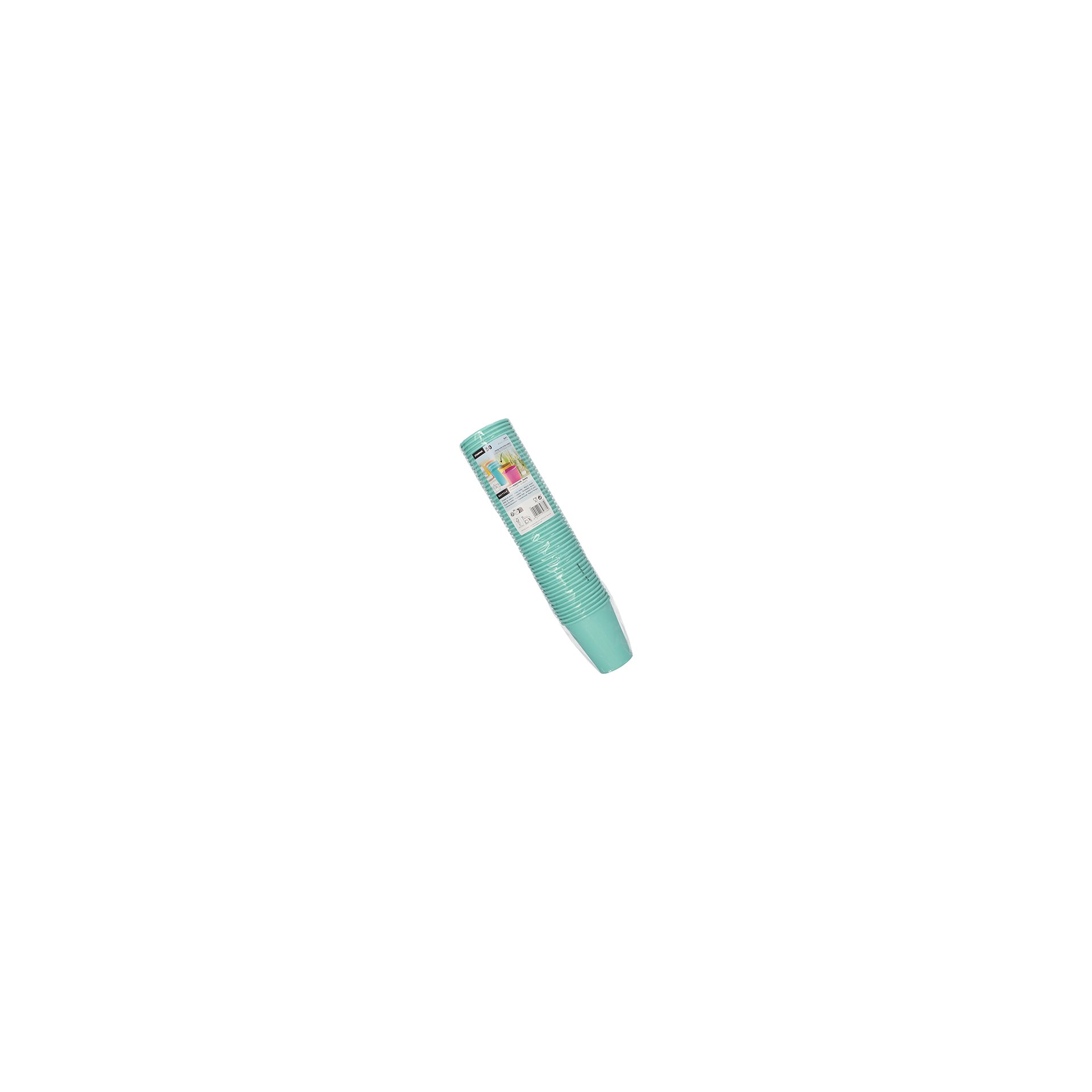 Trinkbecher, Pappe "To Go" 0,2 l Ø 8 cm · 9,2 cm türkis