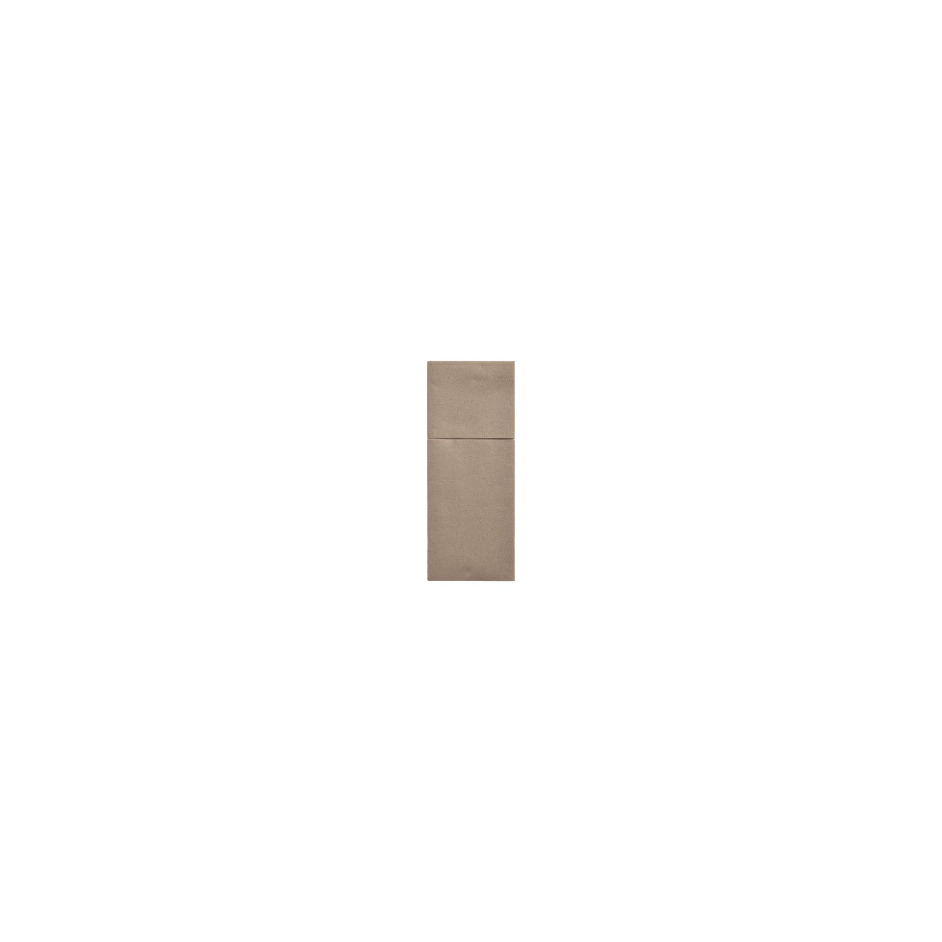 Bestecktaschen, Airlaid 40 cm x 48 cm taupe "Premium" mit Besteckfalz Bestecktaschen, Airlaid 40 cm x 48 cm taupe "Premium" mit Besteckfalz