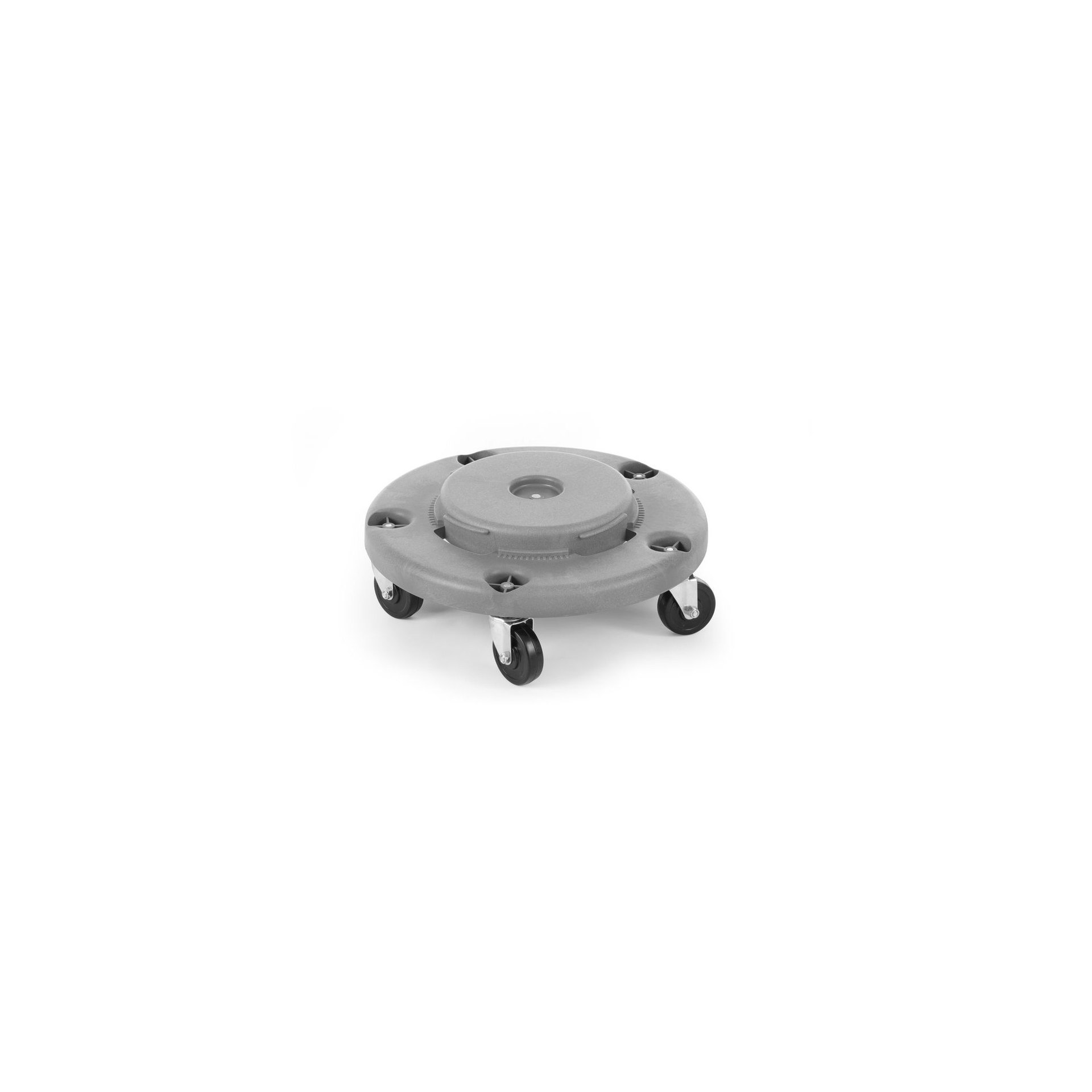 Wagen für Abfalleimer rund, AmerBox, Passend für 691038, Hellgrau, ⌀455x(H)165mm Wagen für Abfalleimer rund, AmerBox, Passend für 691038, Hellgrau, ⌀455x(H)165mm