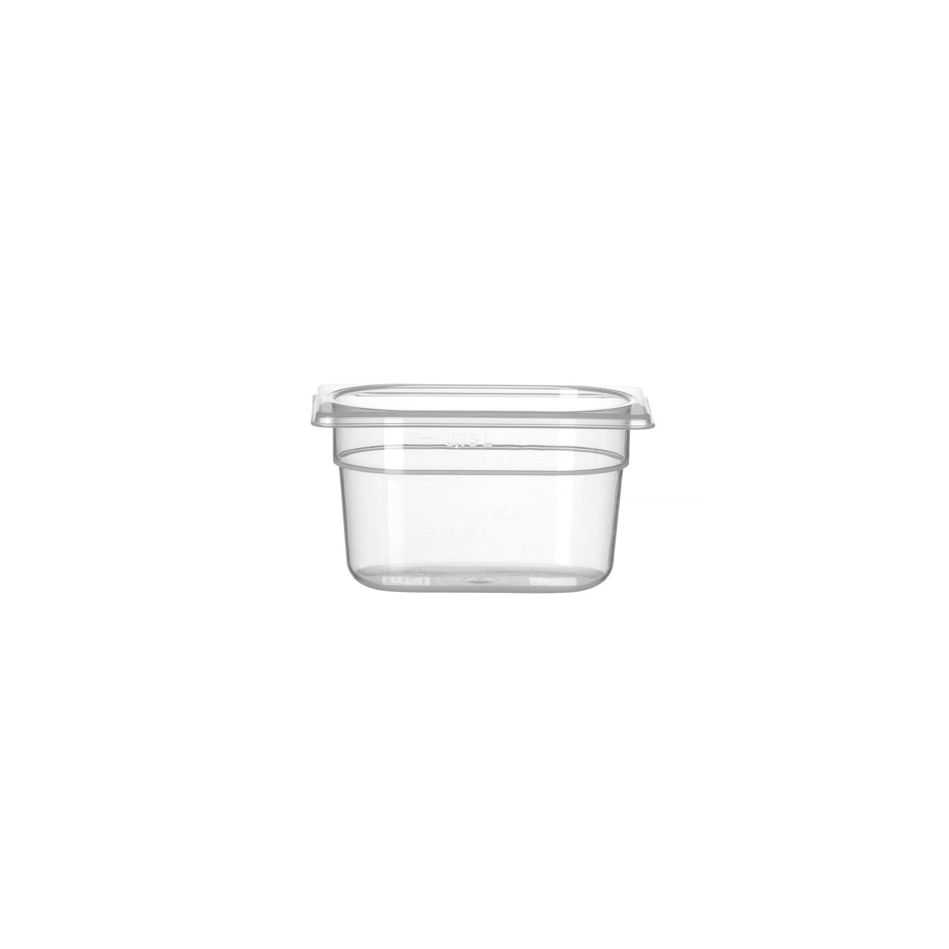 Gastronorm-Behälter 1/9, Profi Line, 1,0, GN 1/9, 1L, Transparent, 176x108x(H)100mm