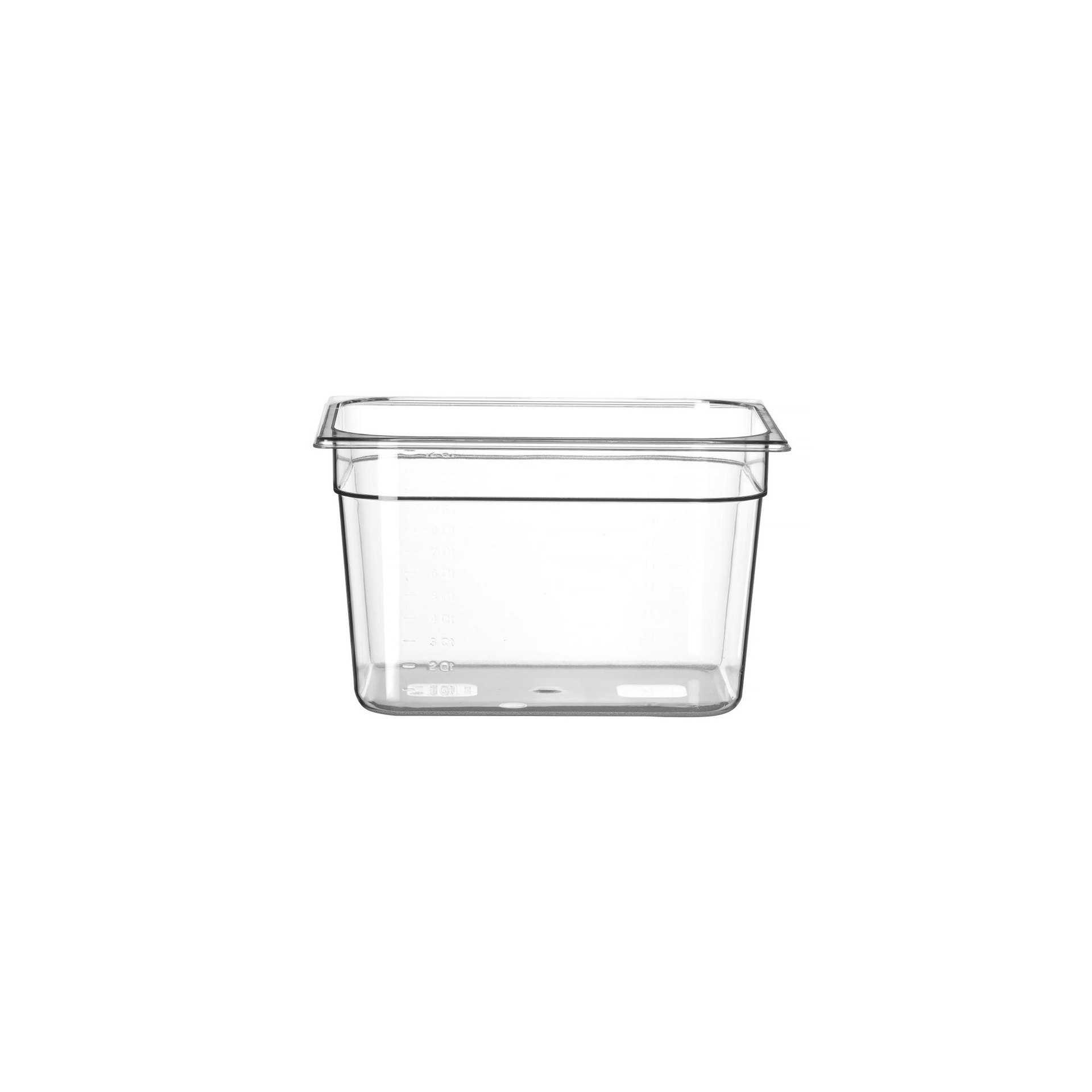Gastronorm-Behälter 1/2, Profi Line, GN 1/2, 12,5L, Transparent, 325x265x(H)200mm Gastronorm-Behälter 1/2, Profi Line, GN 1/2, 12,5L, Transparent, 325x265x(H)200mm
