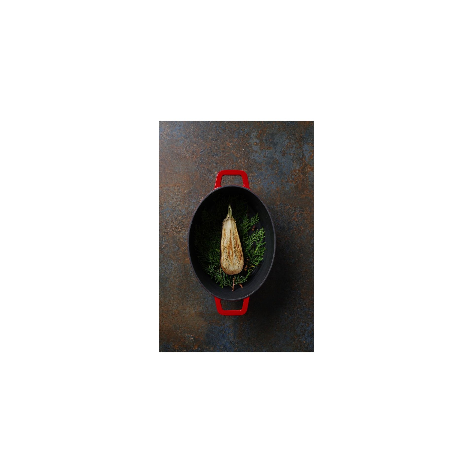 Emaillierter Gusseisentopf, 4,4L, Rot, 365x290x(H)115mm Emaillierter Gusseisentopf, 4,4L, Rot, 365x290x(H)115mm