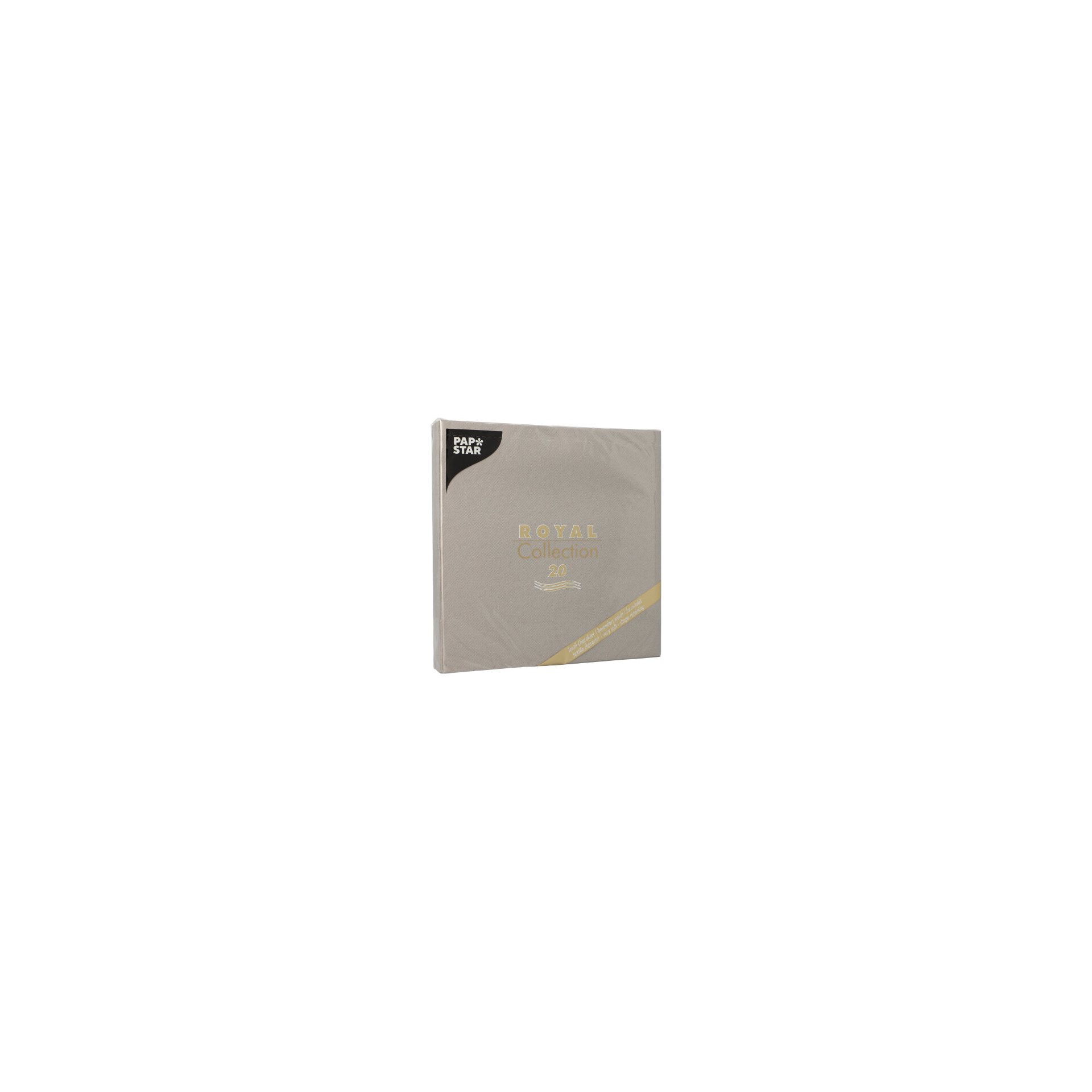 papstar-10760-servietten-royal-collection-1-4-falz-40cmx40cm-grau-2 Servietten "ROYAL Collection" 1/4-Falz 40 cm x 40 cm grau
