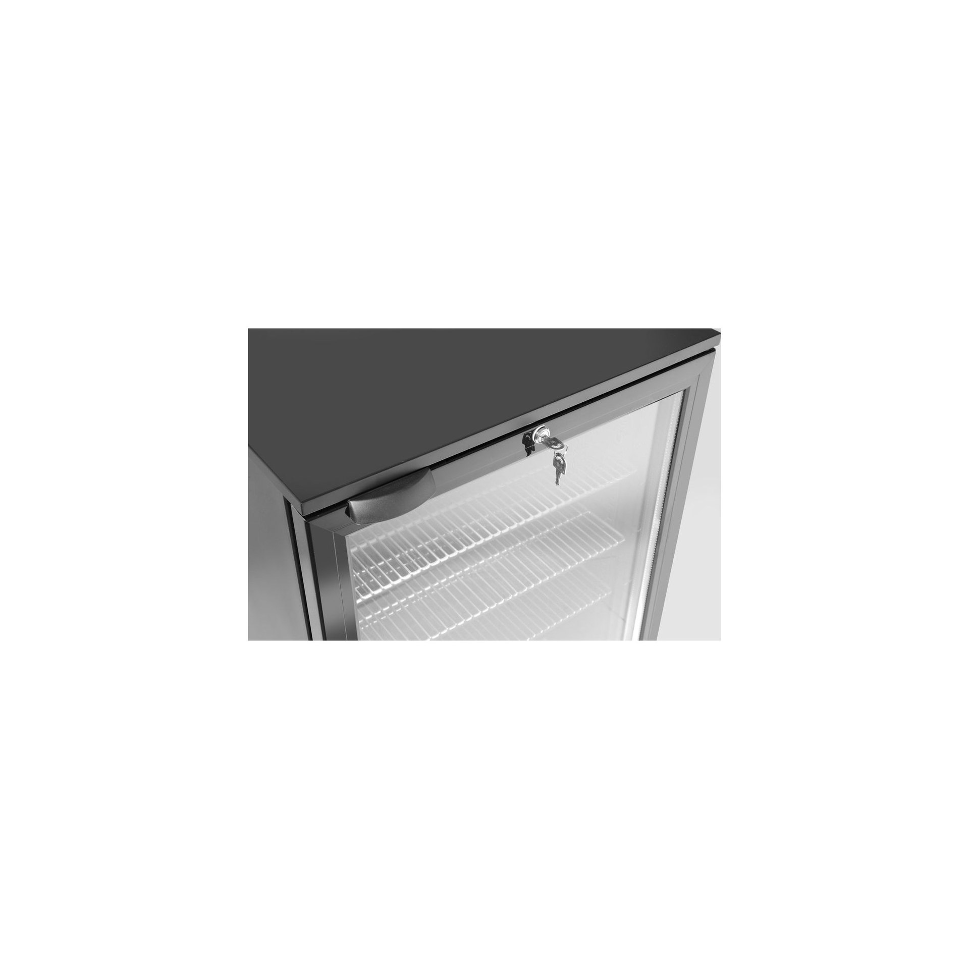 Bar-Kühlschrank eintürig, 105L, Schwarz Bar-Kühlschrank eintürig, 105L, Schwarz