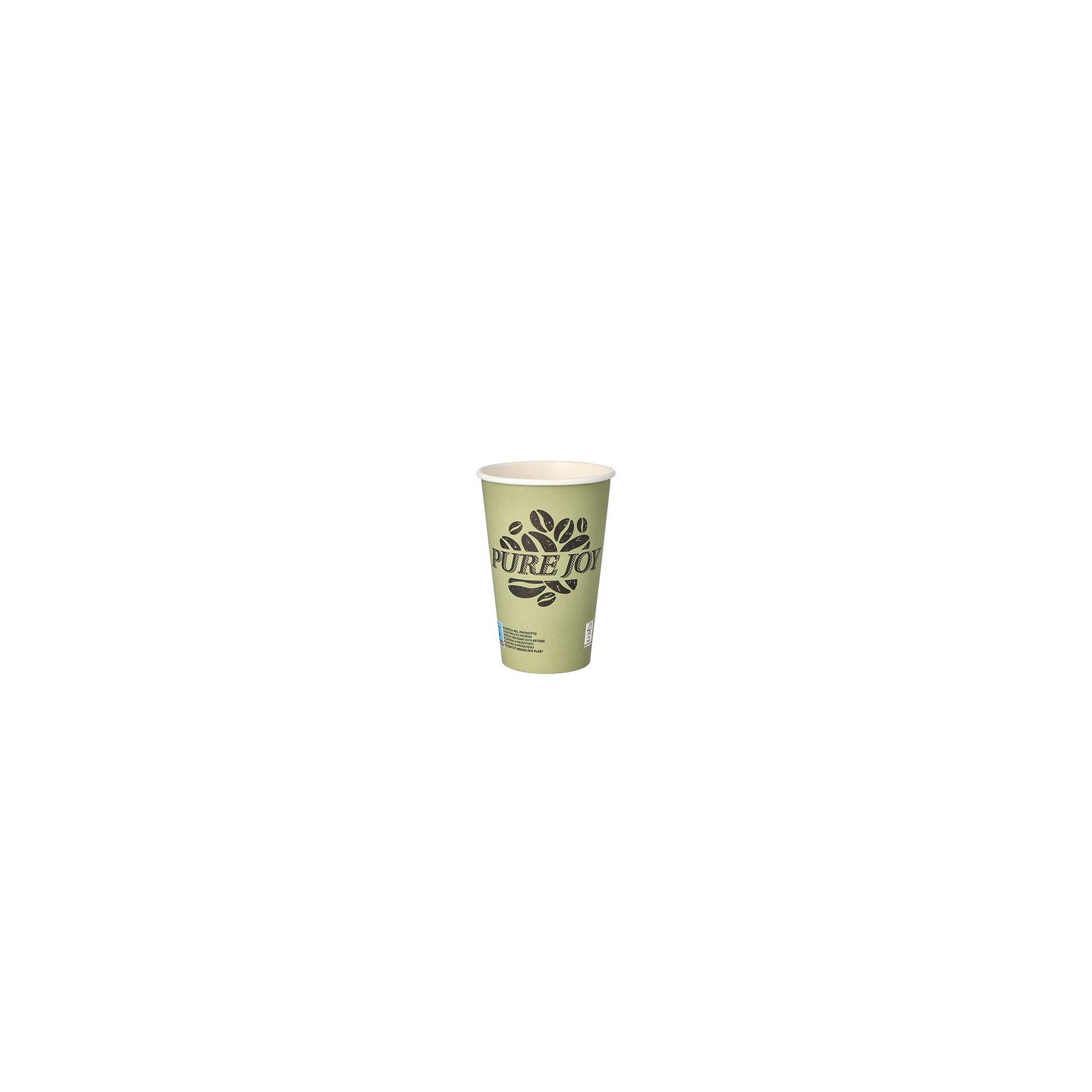 papstar-87868-trinkbecher-pappe-0-3l-8cm-11-7cm-gruen-pure-joy-1 Trinkbecher, Pappe 0,3 l Ø 8 cm · 11,7 cm grün "Pure Joy"
