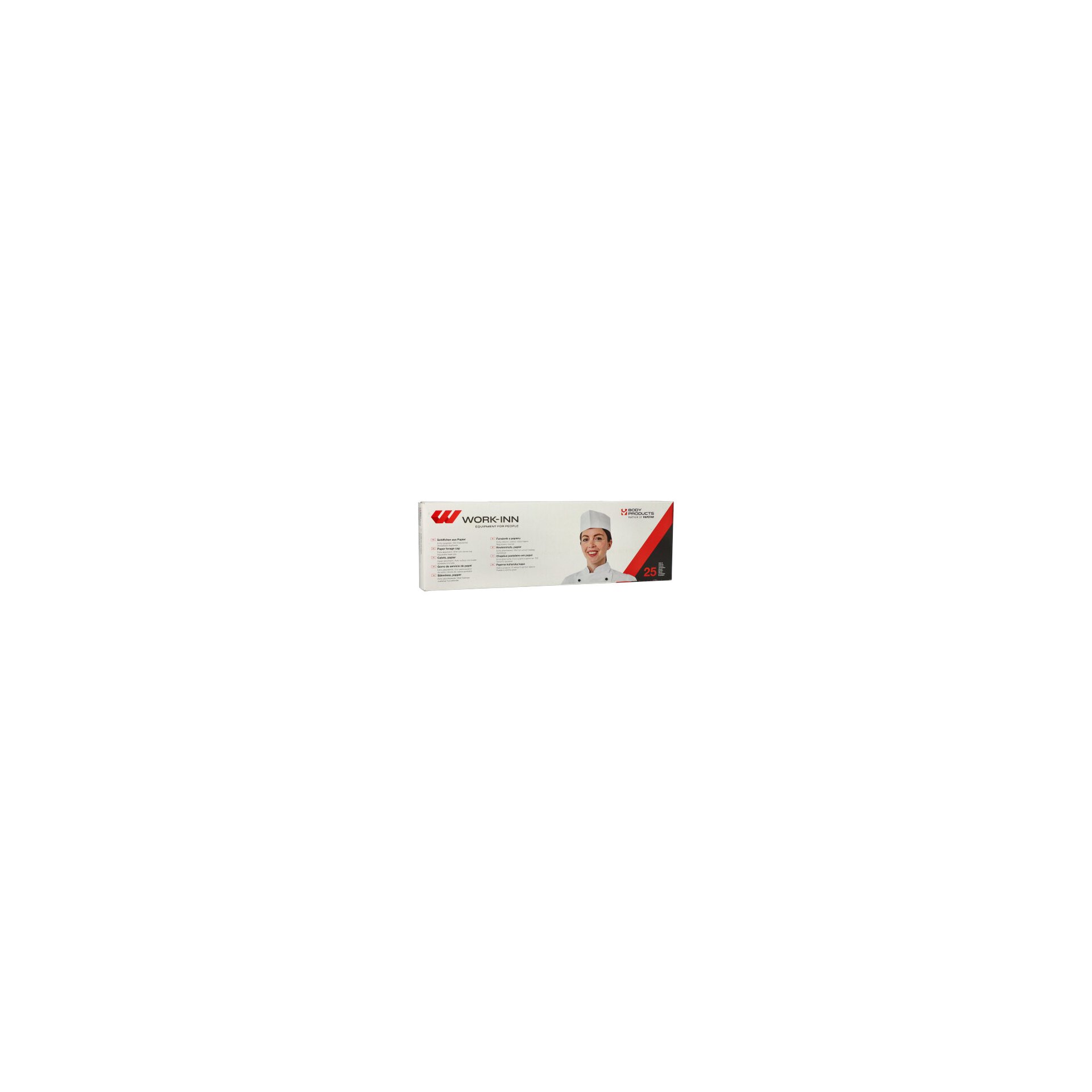 "WORK-INN/-PS" Schiffchen, Papier 8,5 cm x 27,5 cm weiss größenverstellbar "WORK-INN/-PS" Schiffchen, Papier 8,5 cm x 27,5 cm weiss größenverstellbar