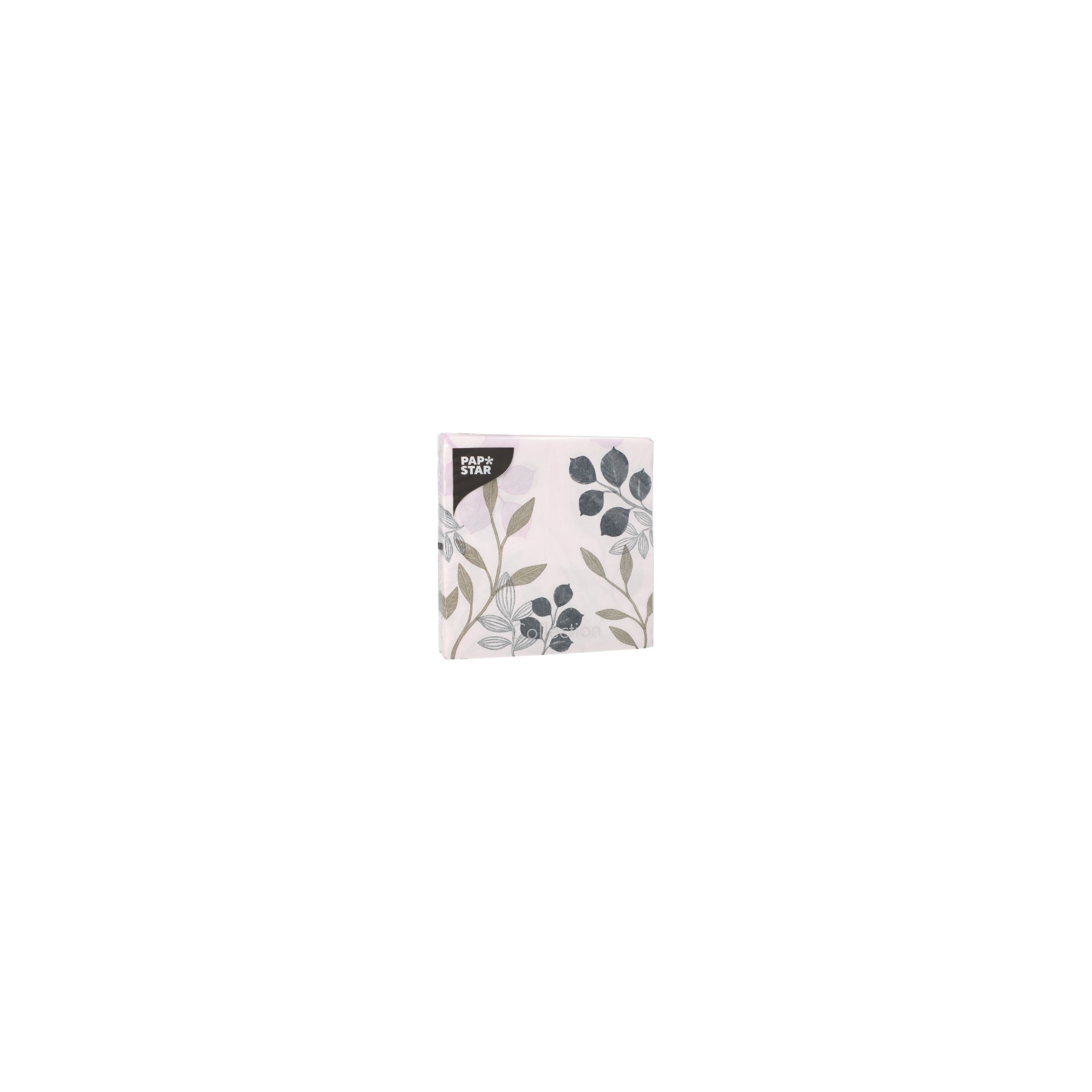 Servietten, 3-lagig 1/4-Falz 33 cm x 33 cm "Leafs" Servietten, 3-lagig 1/4-Falz 33 cm x 33 cm "Leafs"