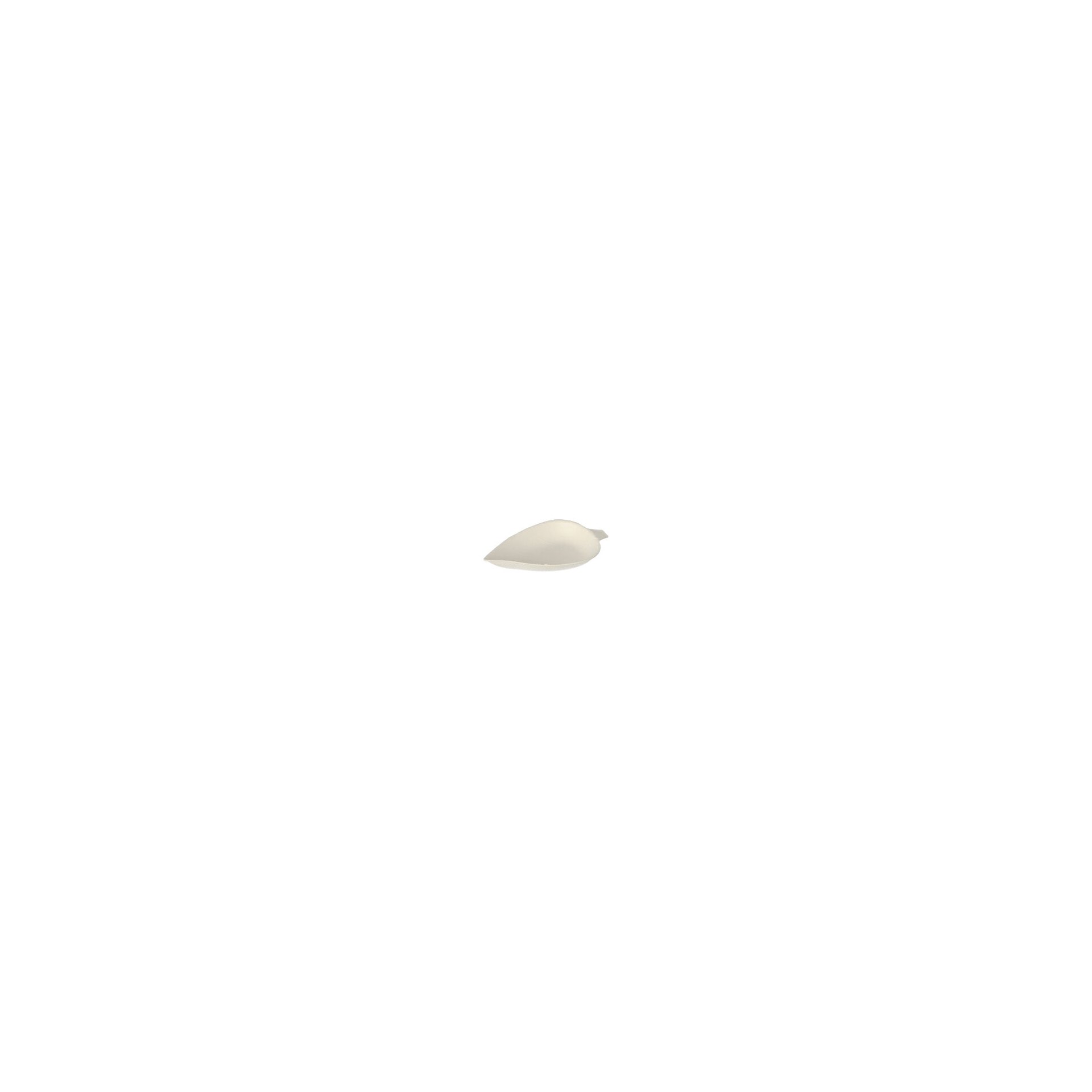 Fingerfood - Teller, Zuckerrohr "pure" 1,2 cm x 6 cm x 8 cm weiss "Leaf" Fingerfood - Teller, Zuckerrohr "pure" 1,2 cm x 6 cm x 8 cm weiss "Leaf"